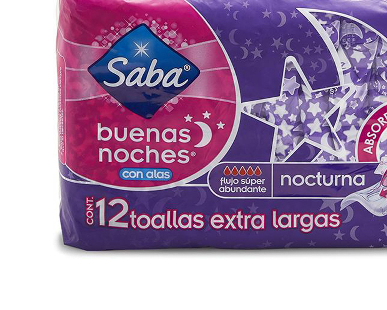 Foto 2 | Foto 2 | Toallas Sanitarias Saba Buenas Noches con Alas