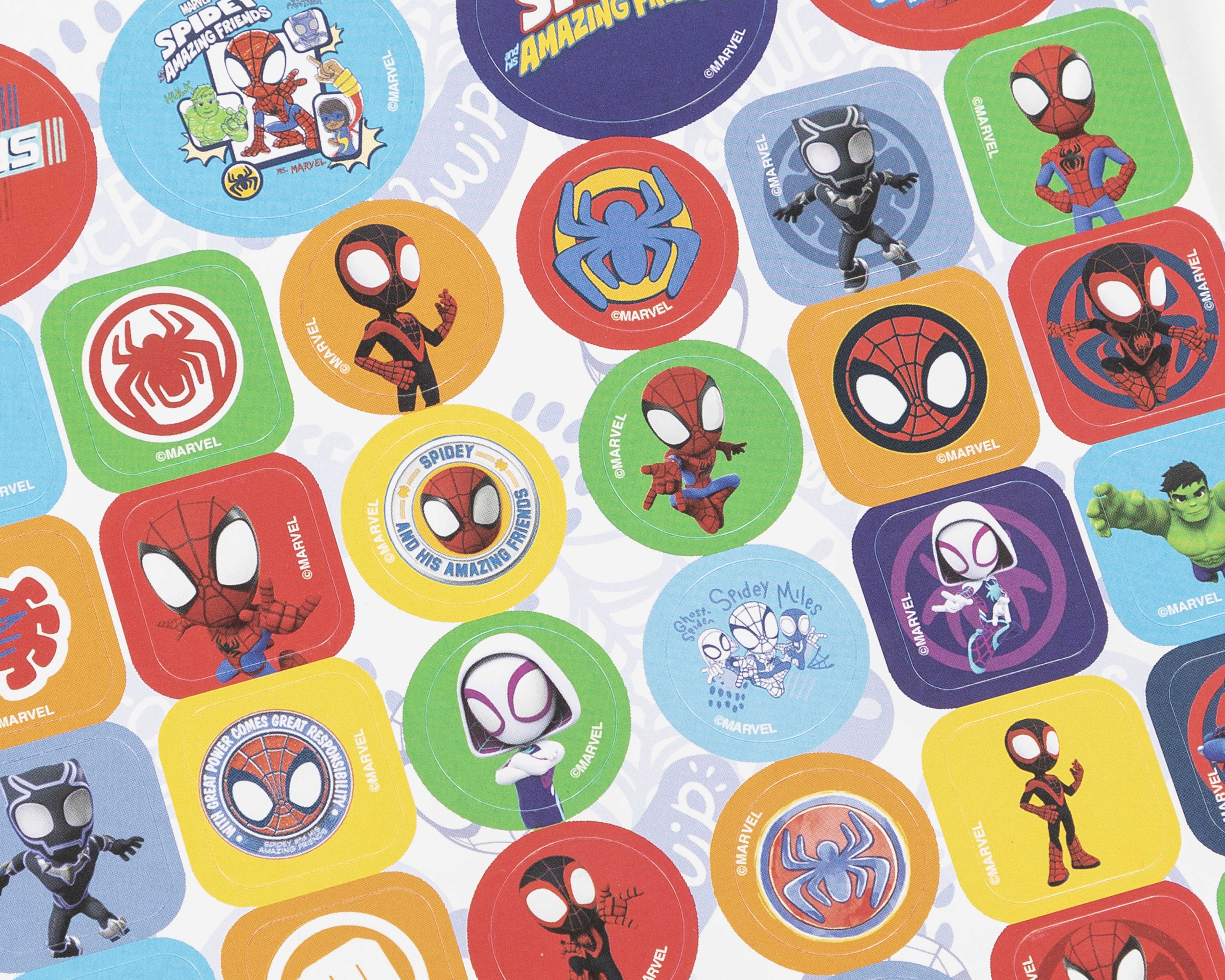 Foto 4 pulgar | Foto 3 | Stickers Granmark Spidey & Friends 4 Hojas