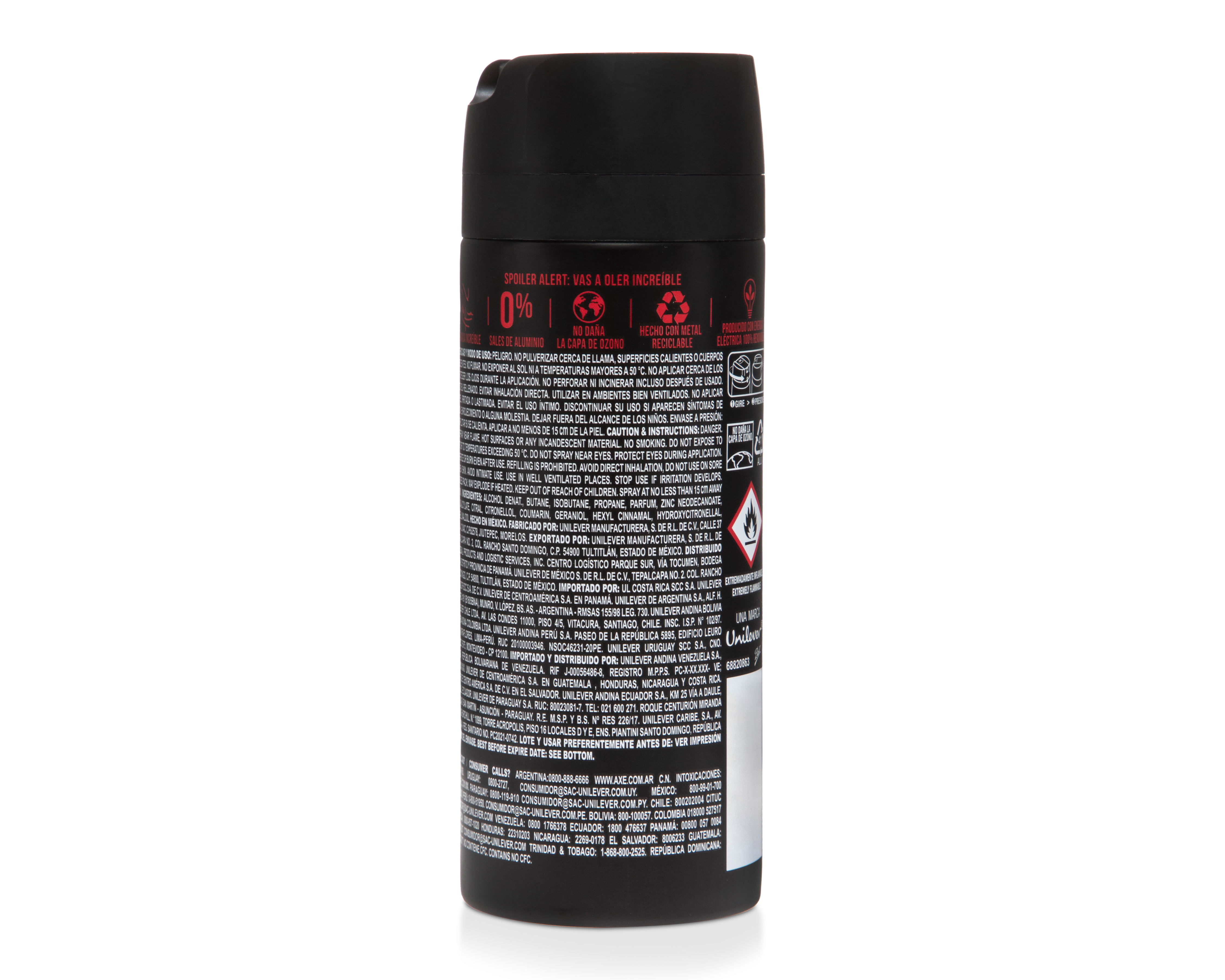Foto 3 pulgar | Foto 2 | Desodorante en Aerosol Axe Fusion Fresh Citrus & Pimienta 150 ml