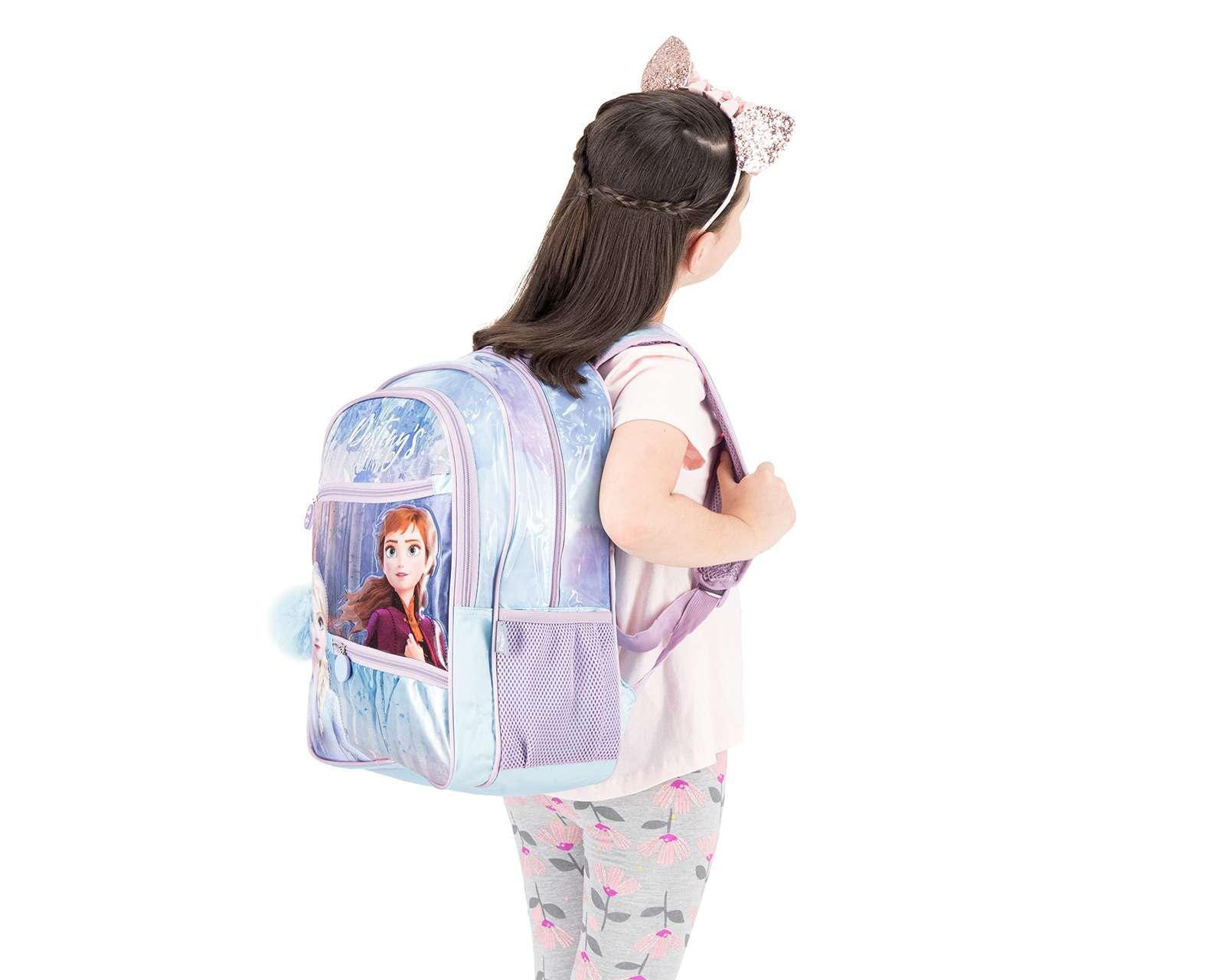 Foto 7 pulgar | Foto 6 | Mochila Disney Frozen Azul