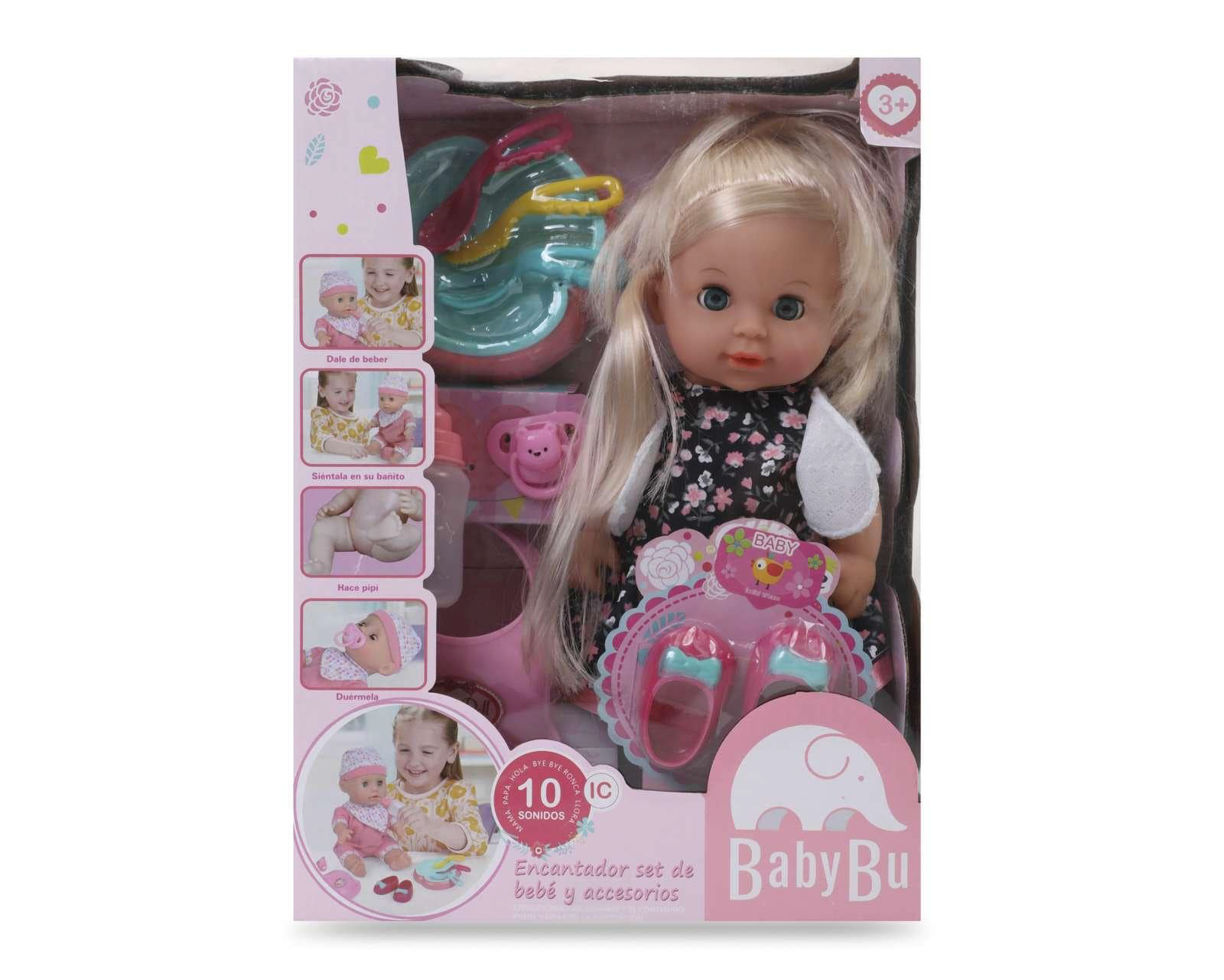 Foto 2 pulgar | Foto 1 | Muñeca Baby Bu con Accesorios
