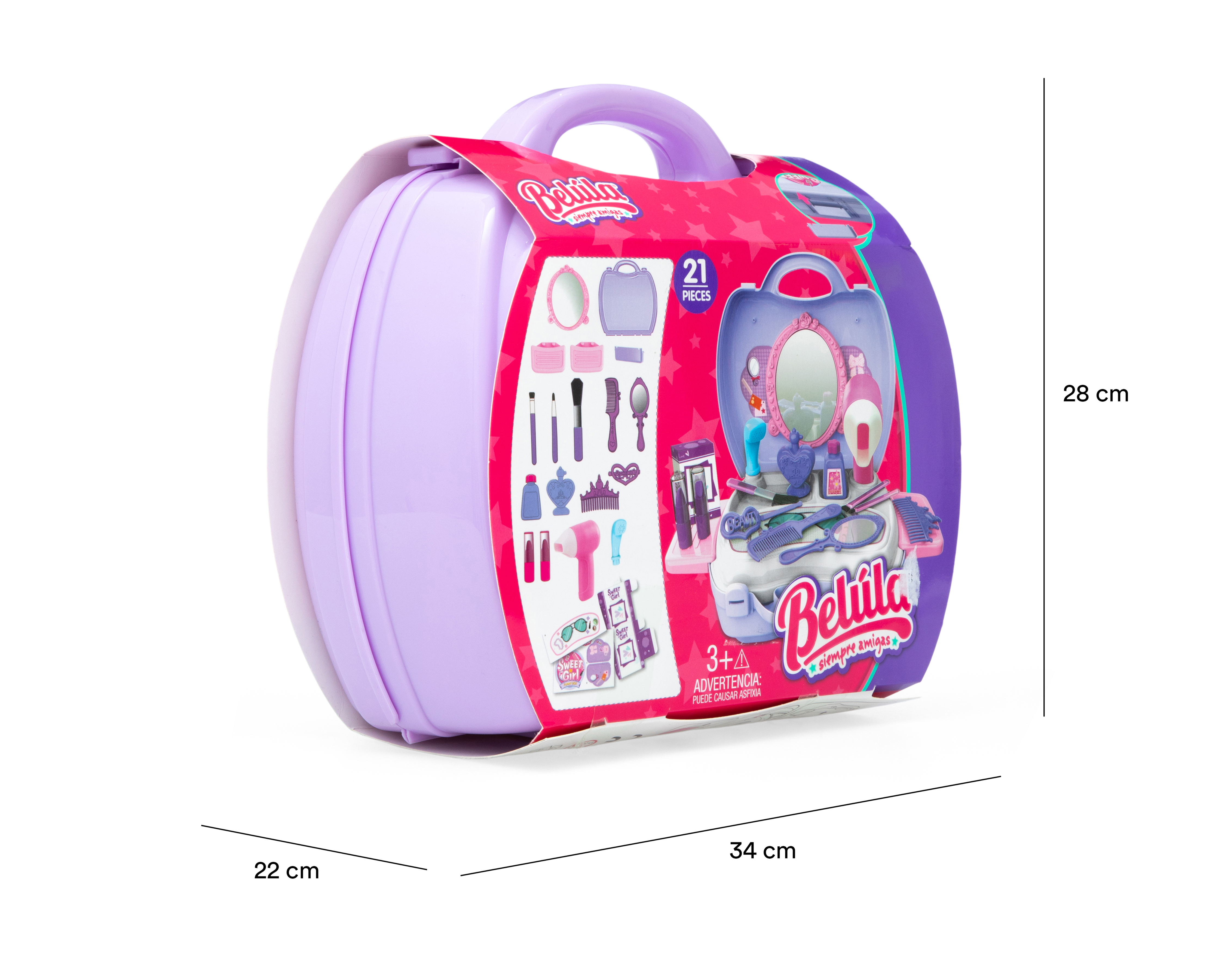 Foto 6 | Foto 6 | Juego de Belleza Sweet Girl Belúla 21 Piezas