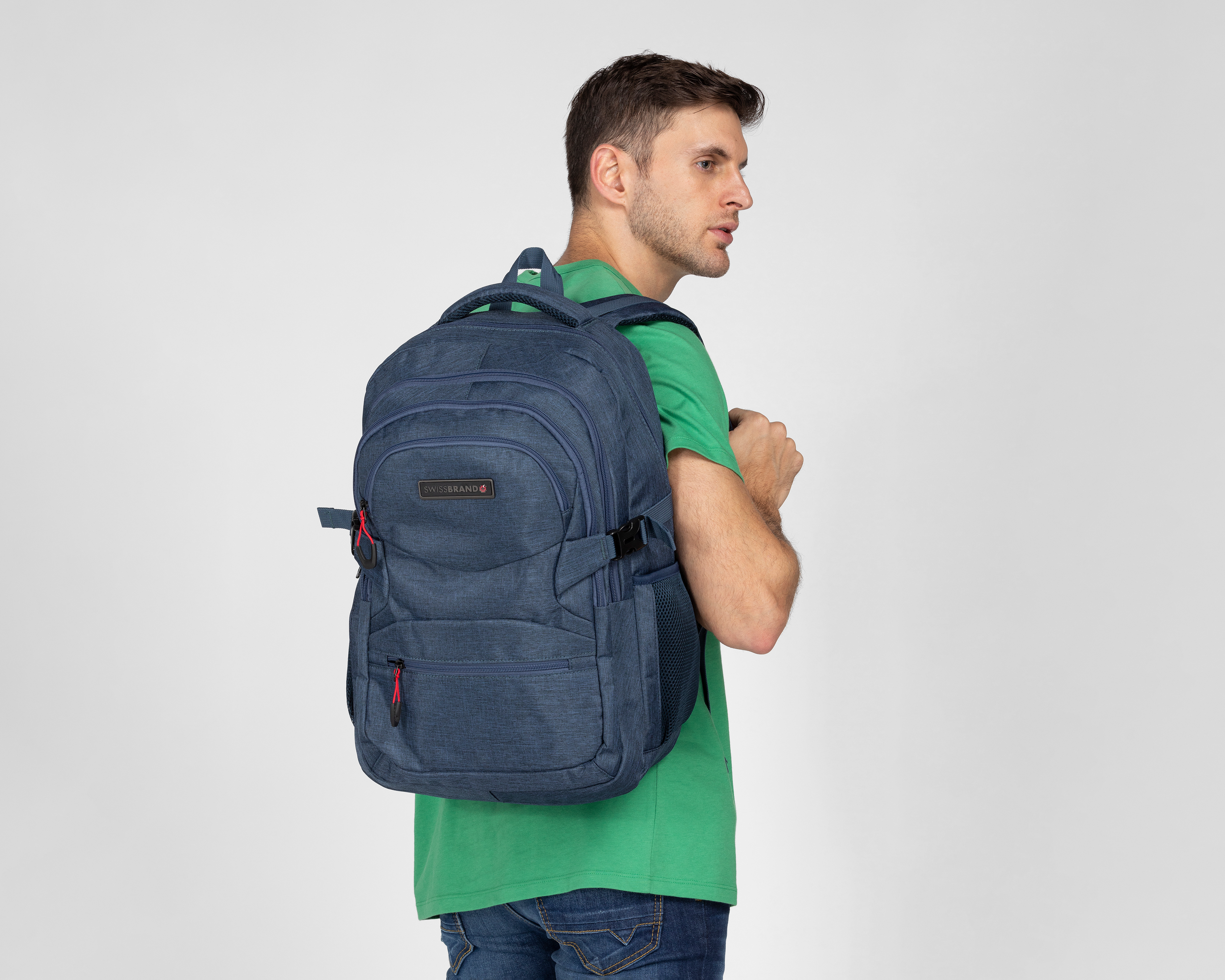 Foto 9 pulgar | Foto 8 | Mochila Swissbrand Azul