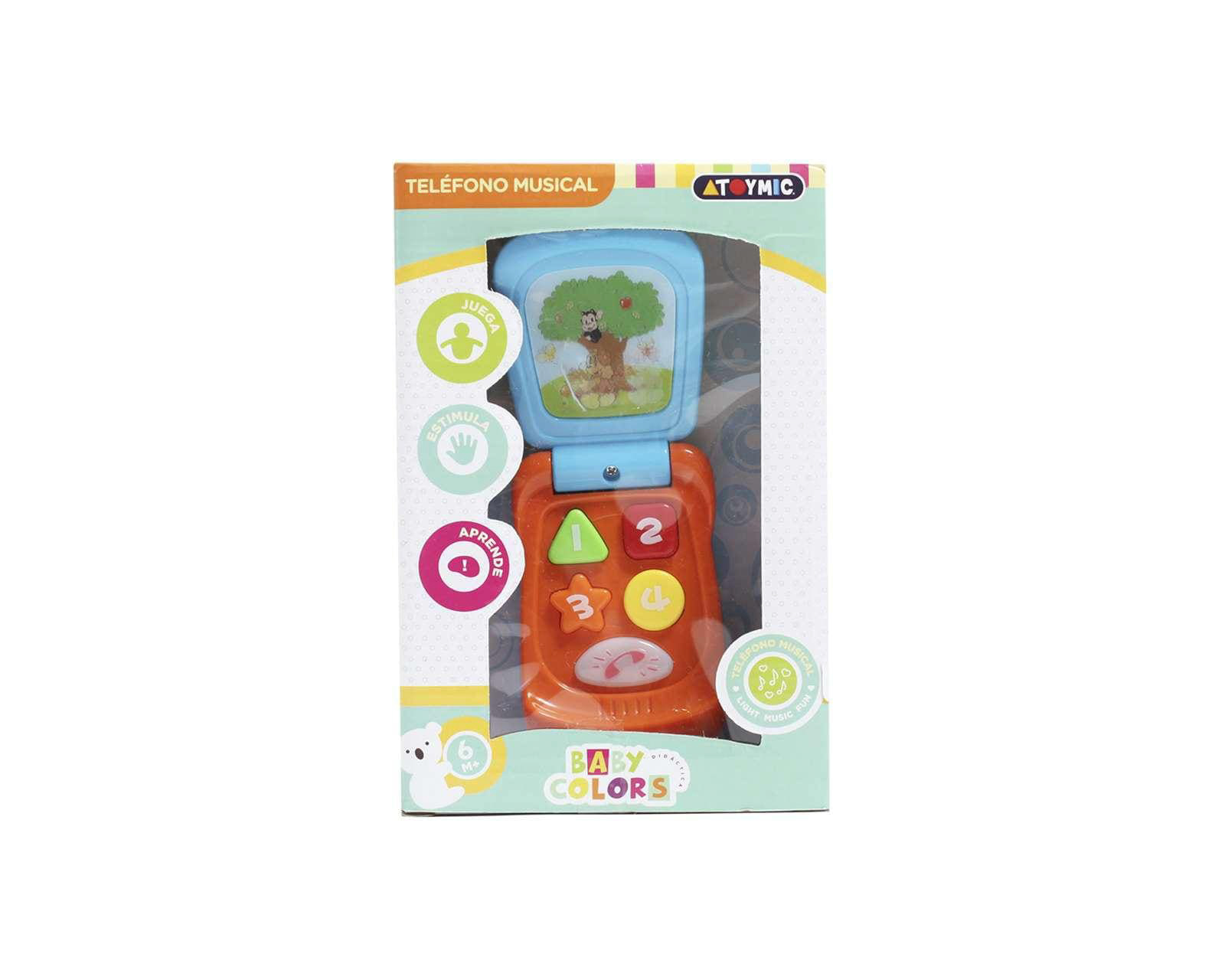 Foto 2 pulgar | Foto 1 | Teléfono Musical Baby Colors Didactica