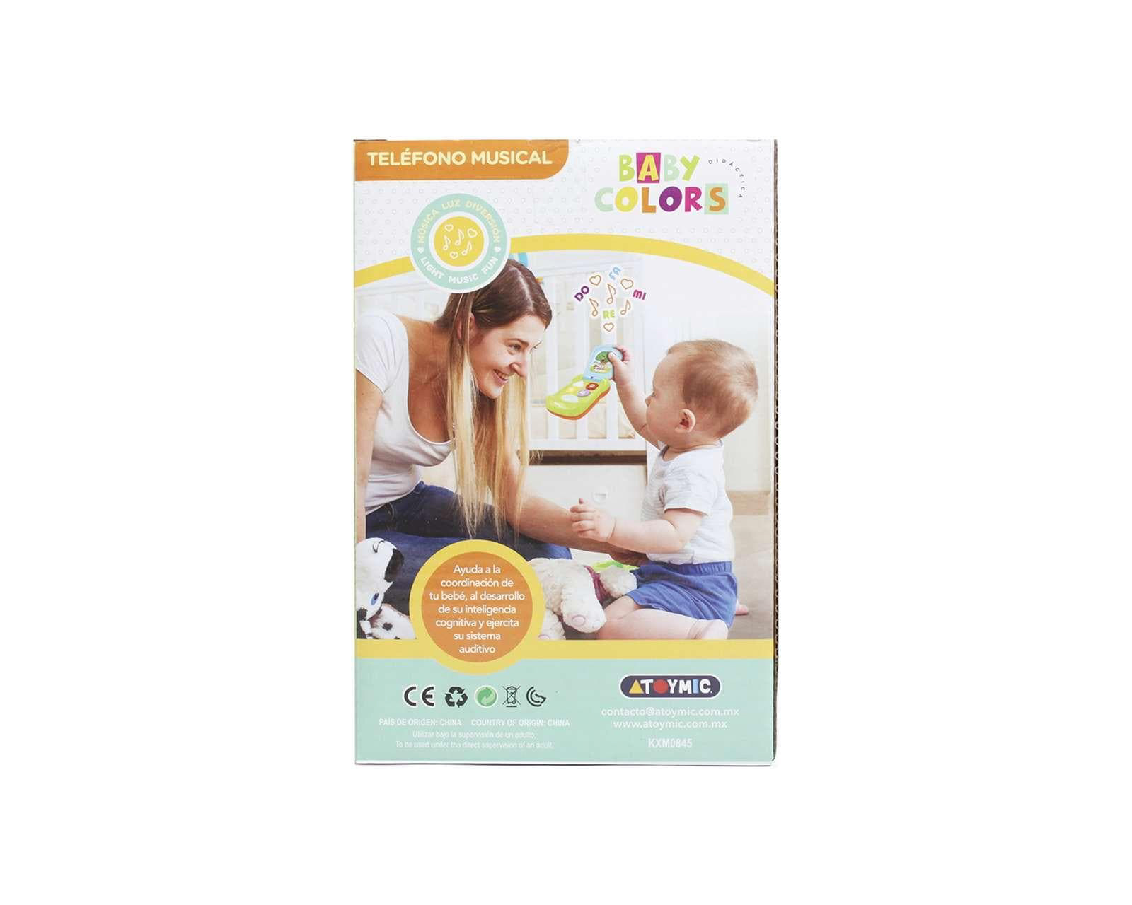 Foto 3 pulgar | Foto 2 | Teléfono Musical Baby Colors Didactica