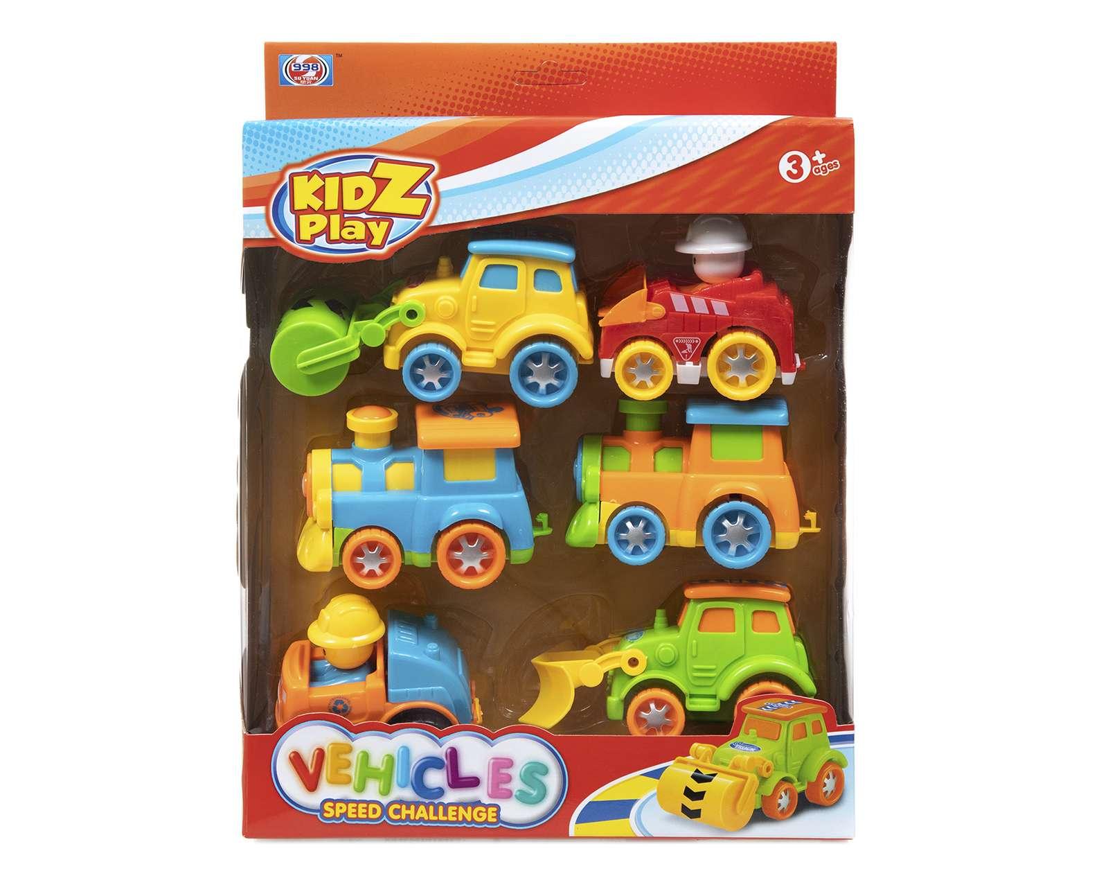 Carros Su Yuan Baby Colors 6 piezas