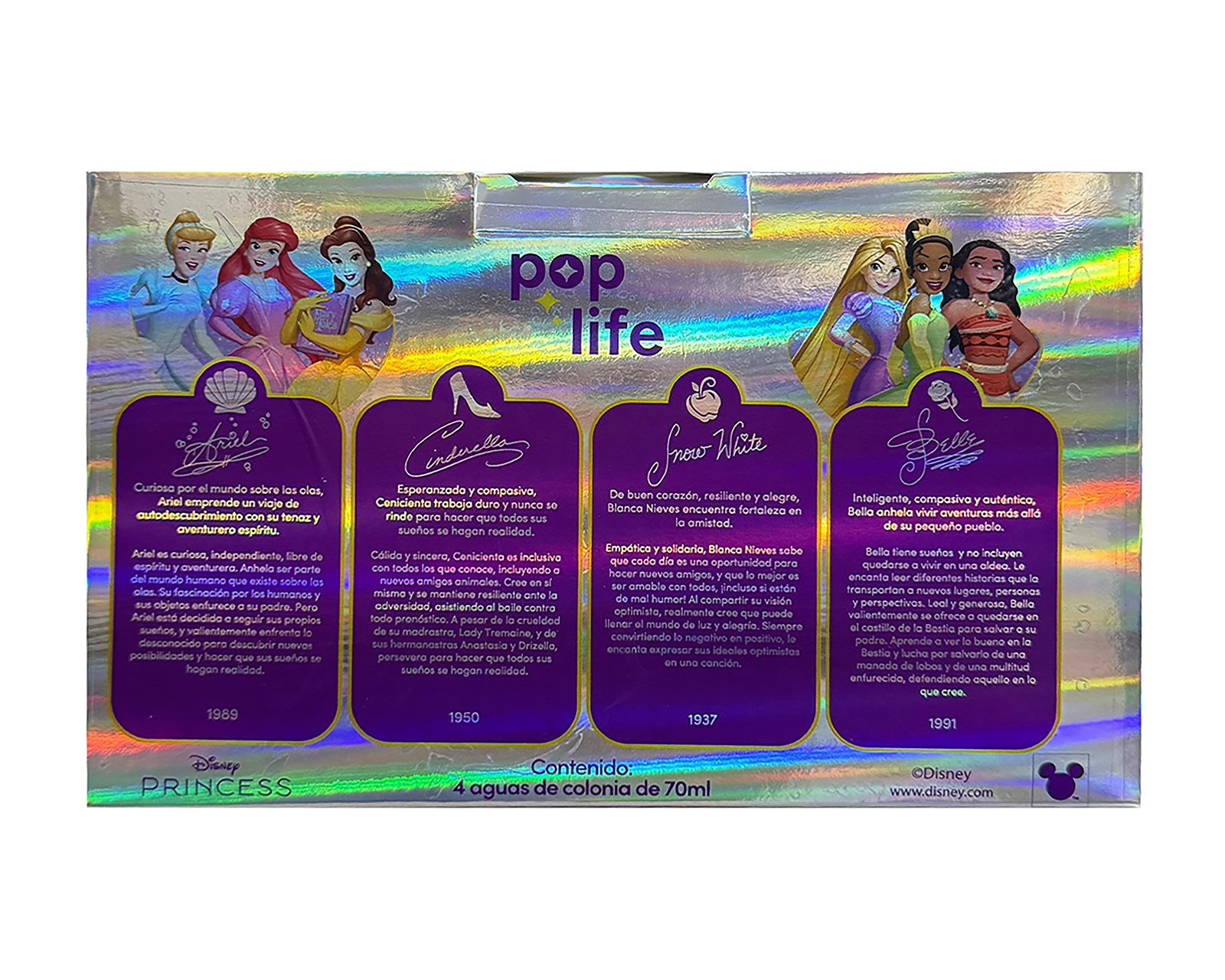 Foto 5 pulgar | Foto 4 | Estuche para Niña Cute Size Disney Princesas 4 Piezas