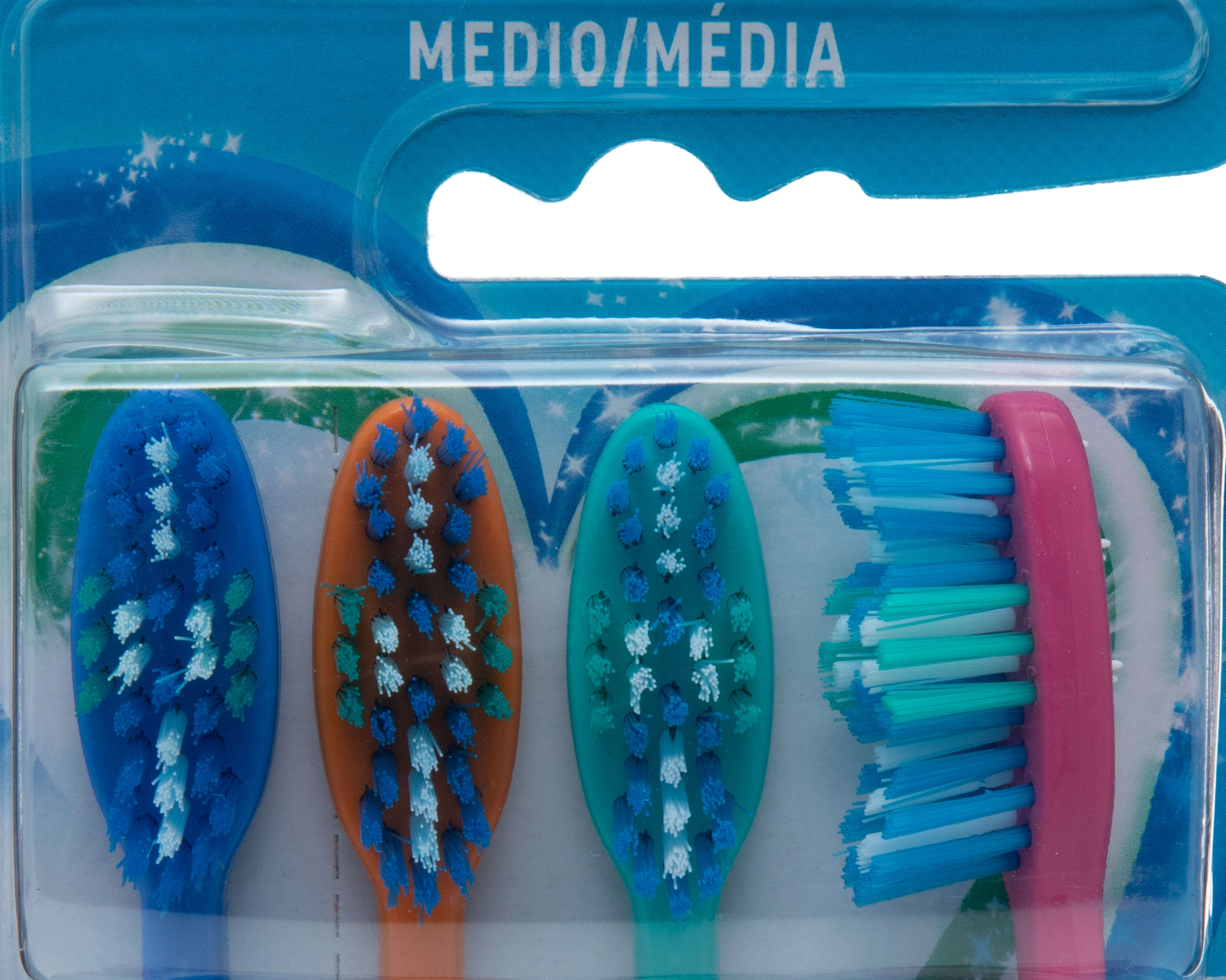 Foto 3 | Foto 3 | Cepillo de Dientes Medio Triple Acción Colgate 4 Piezas