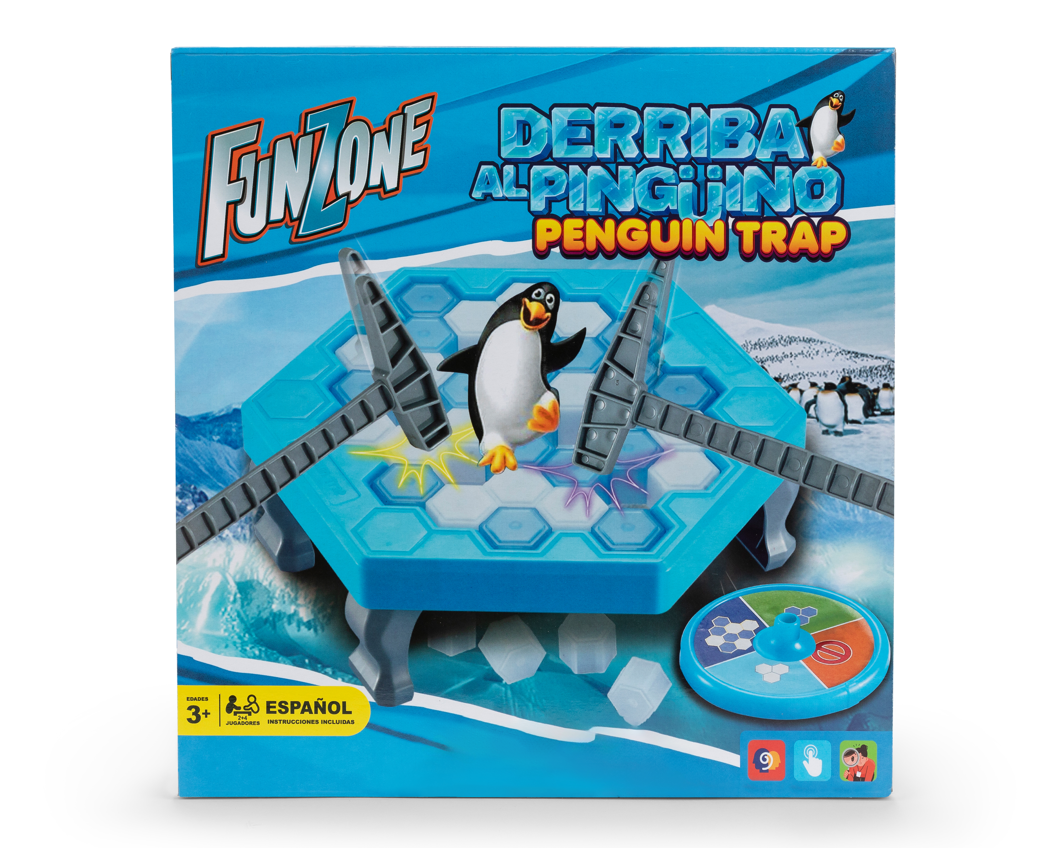 Foto 3 pulgar | Foto 2 | Juego de Mesa Derriba al Pingüino Funzone