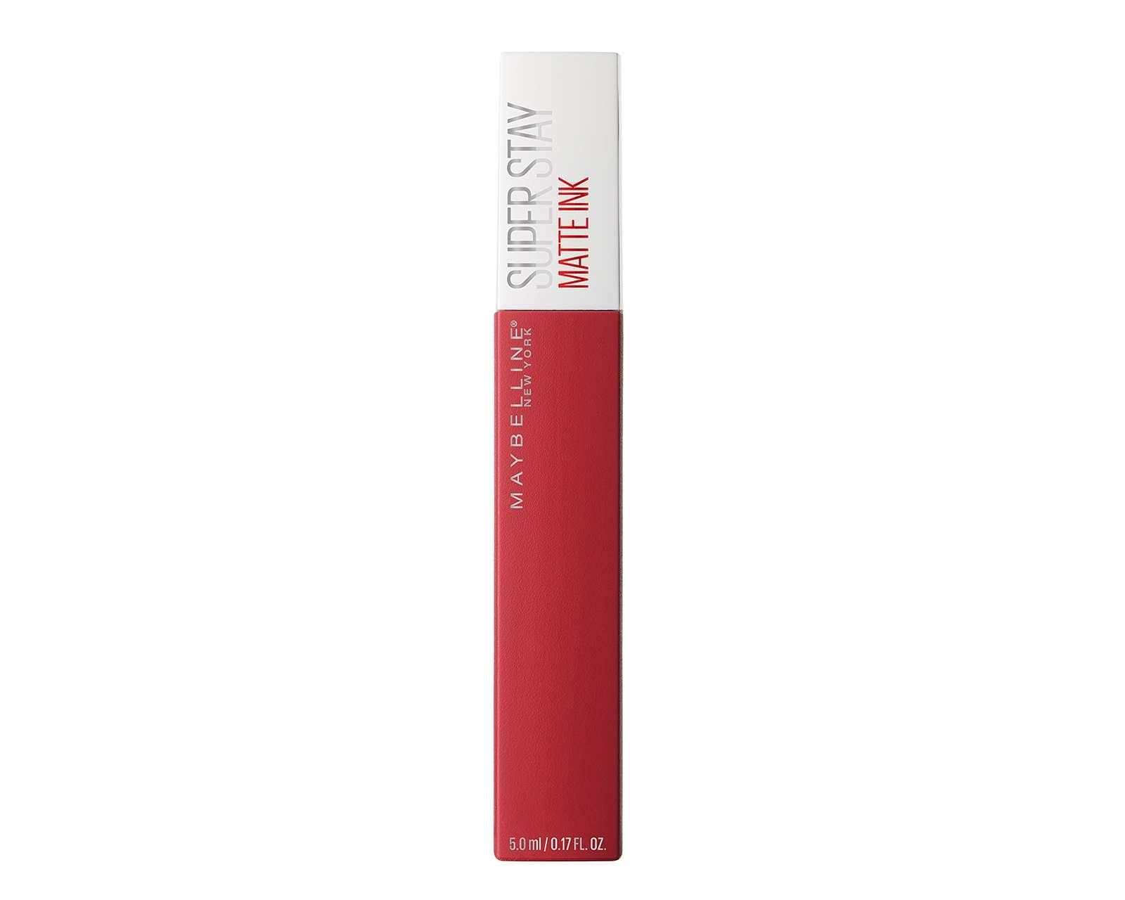 Foto 2 pulgar | Foto 1 | Labial Líquido Maybelline SuperStay Matte Ink tono Pionner Rojo