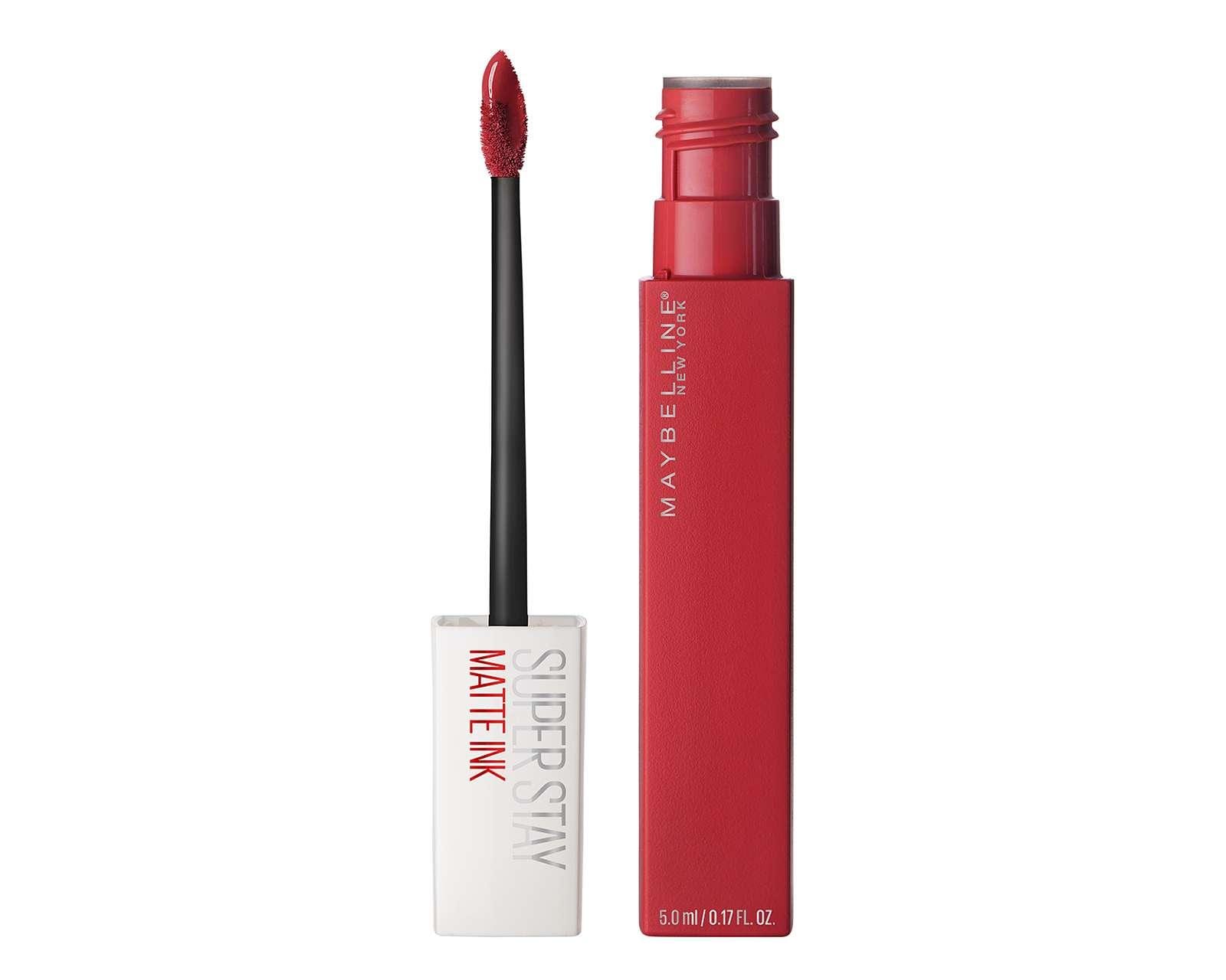 Foto 3 pulgar | Foto 2 | Labial Líquido Maybelline SuperStay Matte Ink tono Pionner Rojo