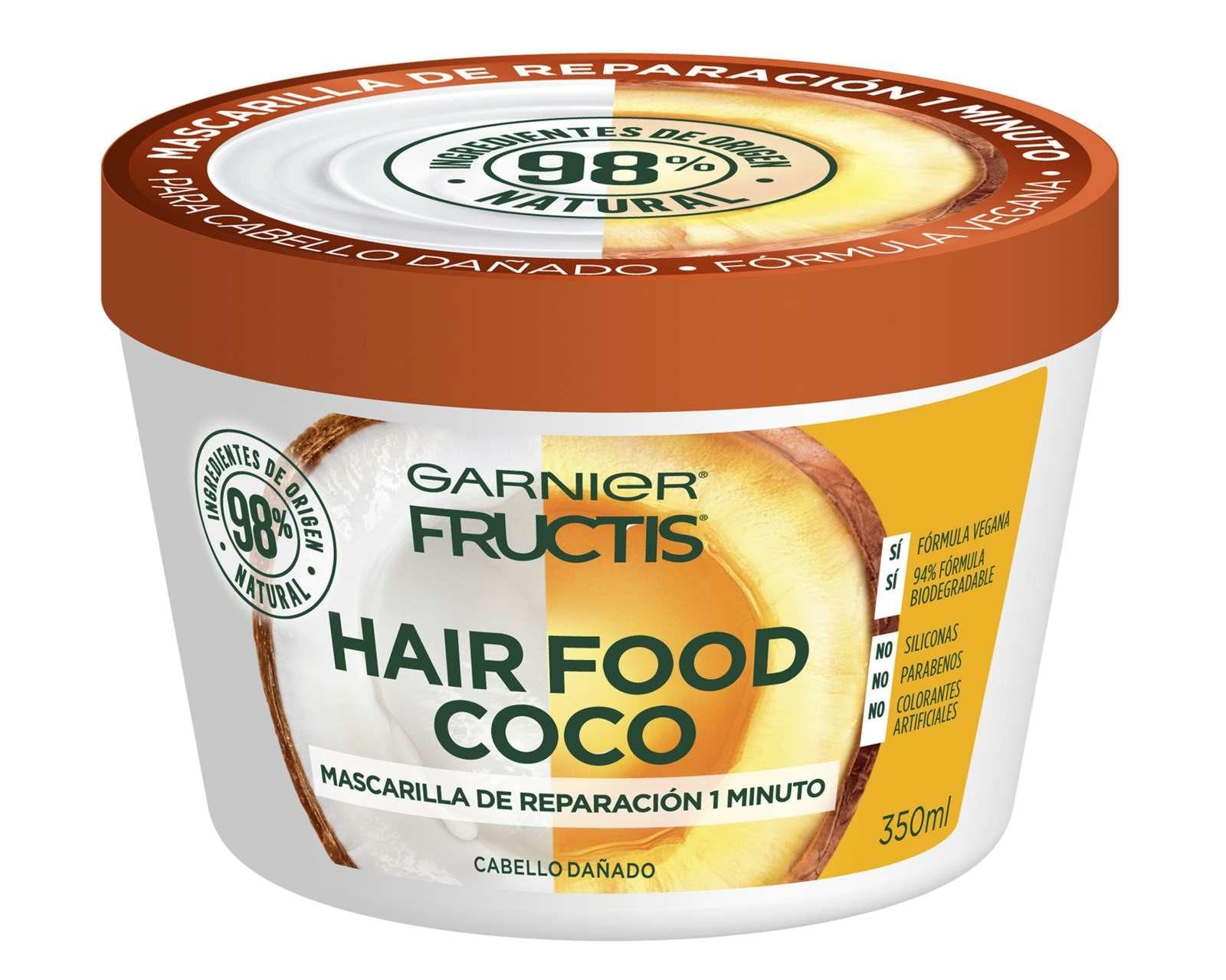 Foto 2 pulgar | Foto 1 | Mascarilla para Cabello Garnier Fructis Hair Food Coco