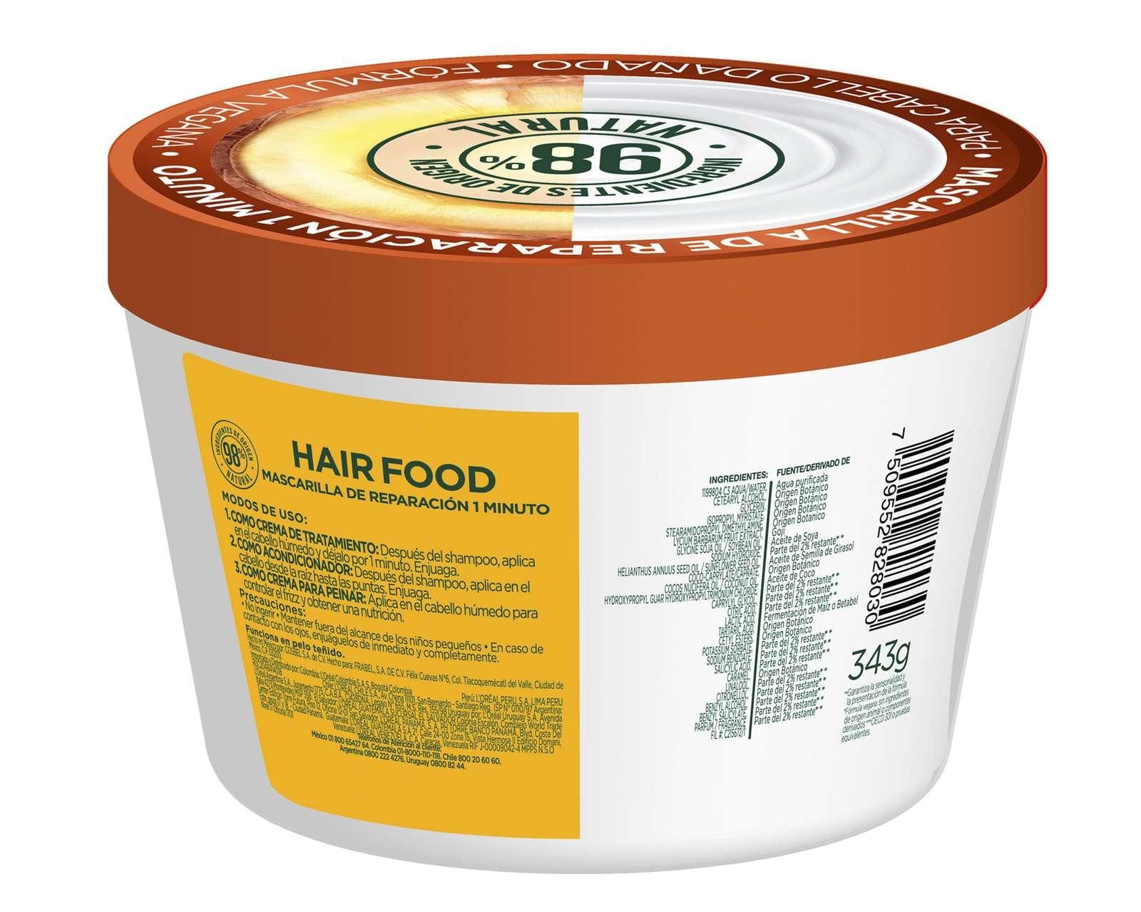 Foto 3 pulgar | Foto 2 | Mascarilla para Cabello Garnier Fructis Hair Food Coco