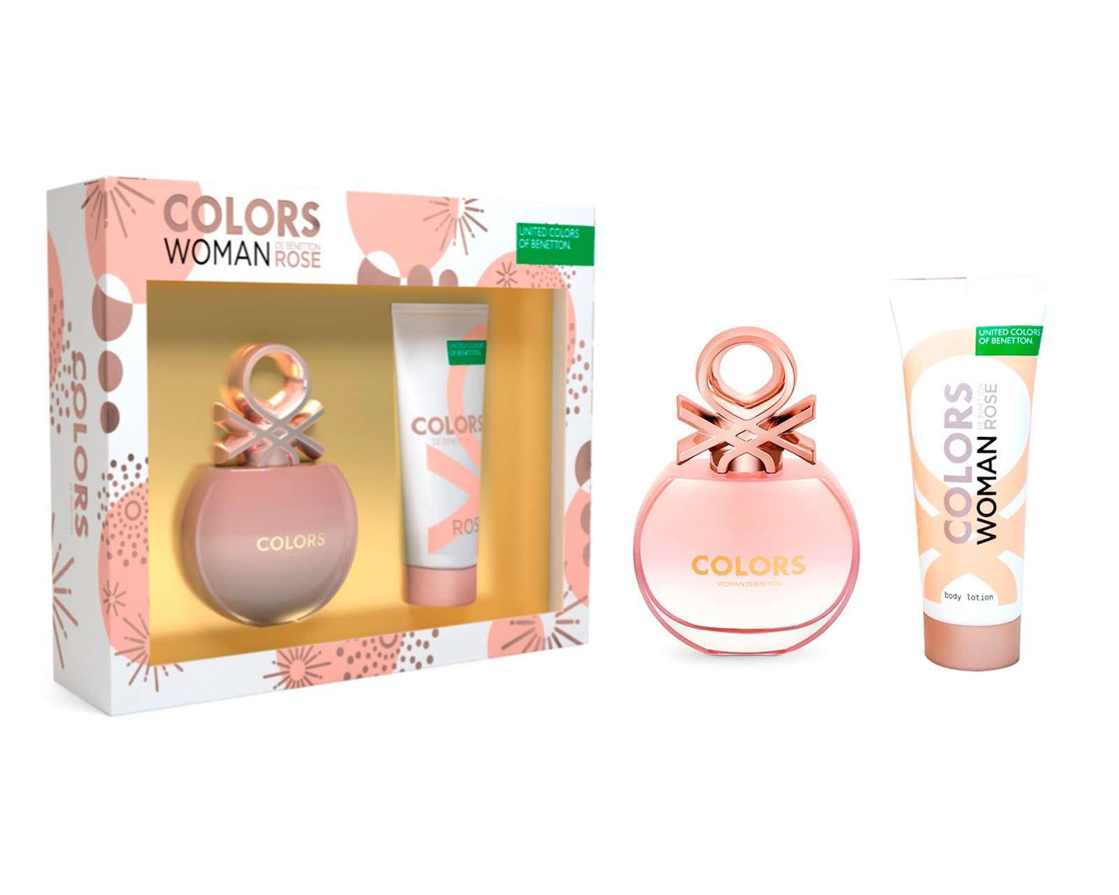 Estuche para Mujer Benetton Colors Rosé 2 Piezas