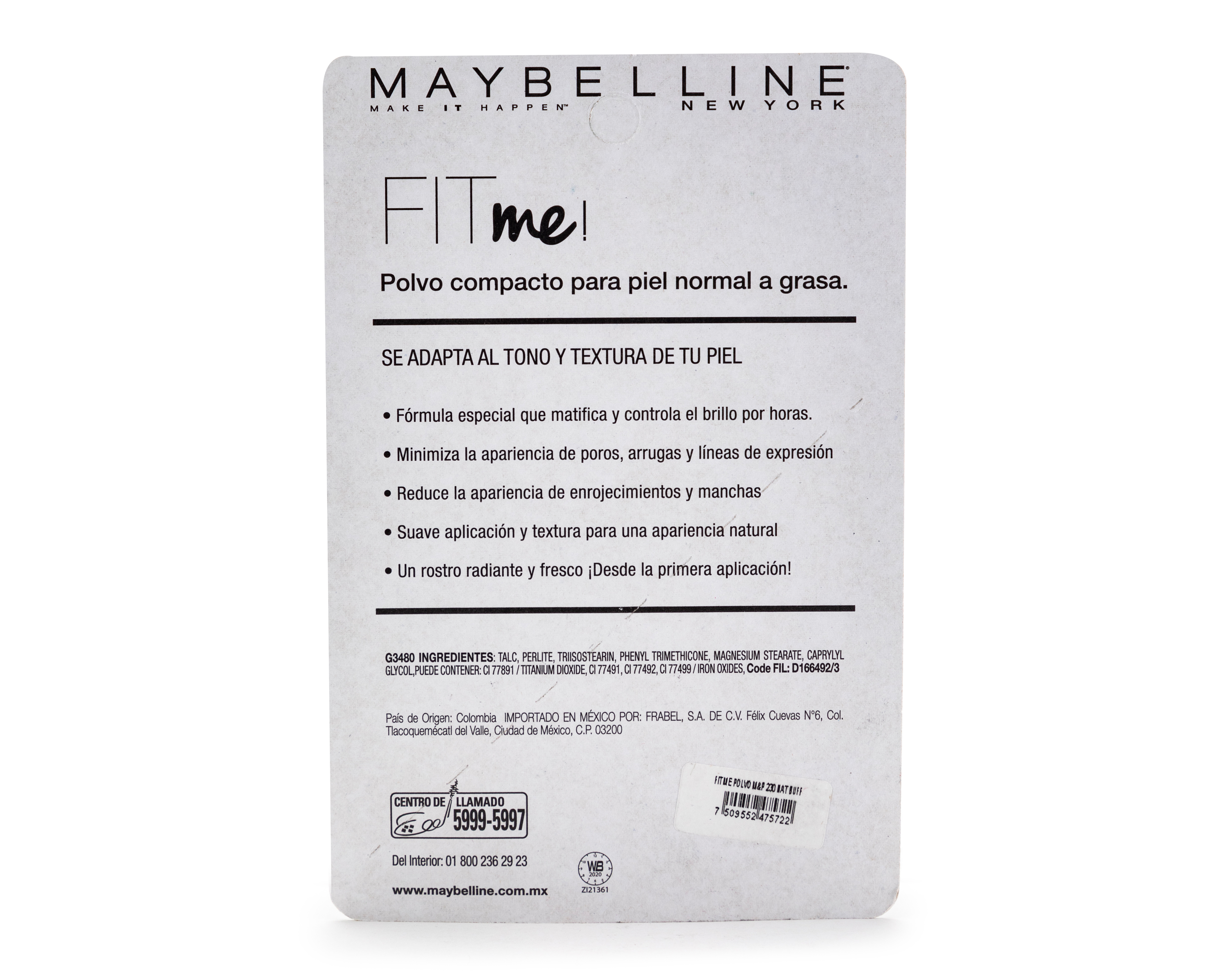 Foto 3 pulgar | Foto 2 | Polvo Compacto Maybelline Fit Me! Matificante 12 g