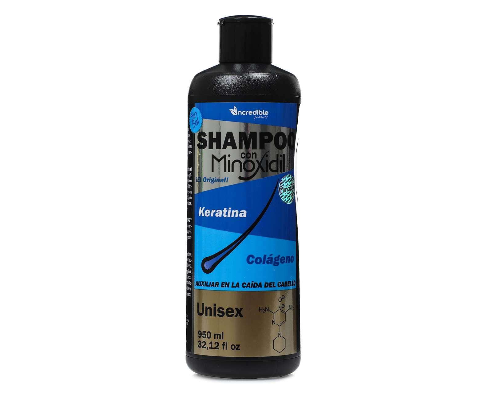 Foto 2 pulgar | Foto 1 | Shampoo Incredible Products Minoxidil 950 ml