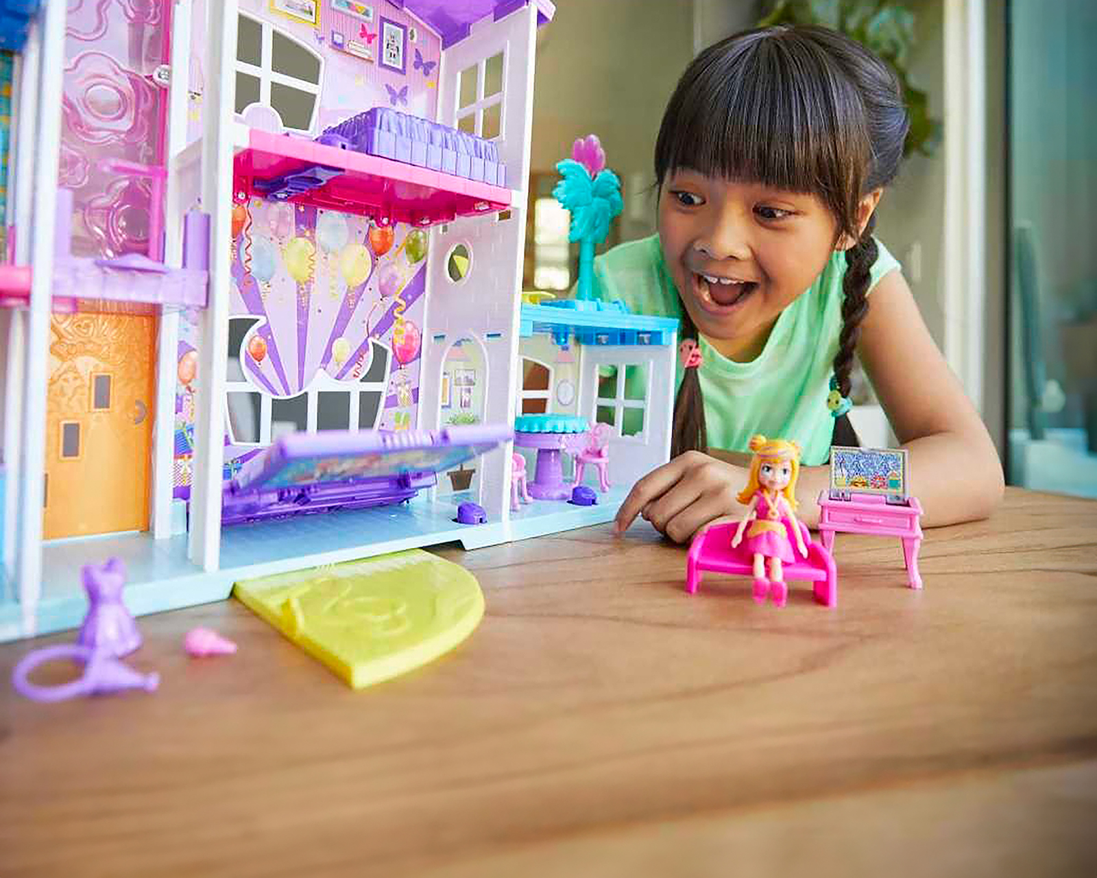 Foto 10 pulgar | Foto 9 | Mega Casa de Sorpresas Polly Pocket