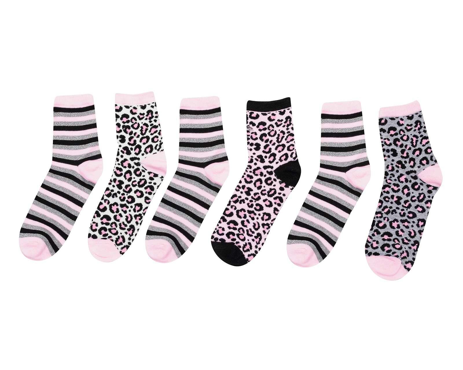 Calcetas Largas Thinner para Mujer 6 Piezas