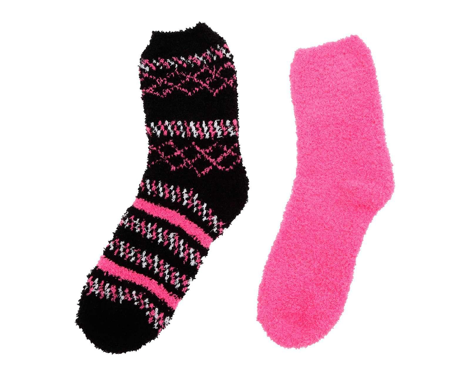 Foto 2 pulgar | Foto 1 | Calcetas Gruesas Tobilleras 18 Forever para Mujer 2 Pares