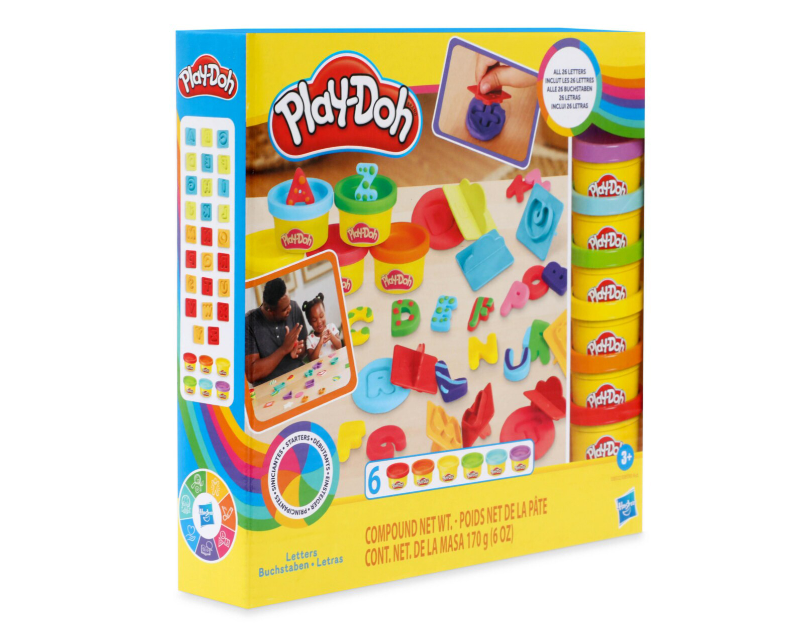 Foto 4 pulgar | Foto 2 | Plastilina Play-Doh Letras 6 Piezas