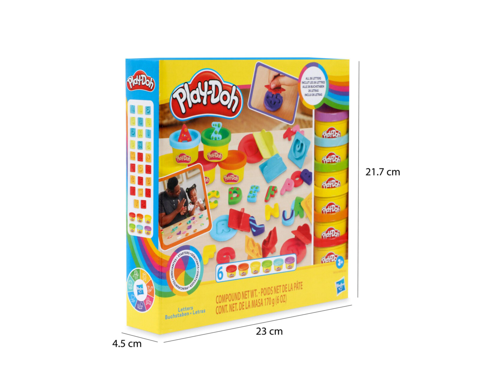 Foto 5 | Foto 4 | Plastilina Play-Doh Letras 6 Piezas