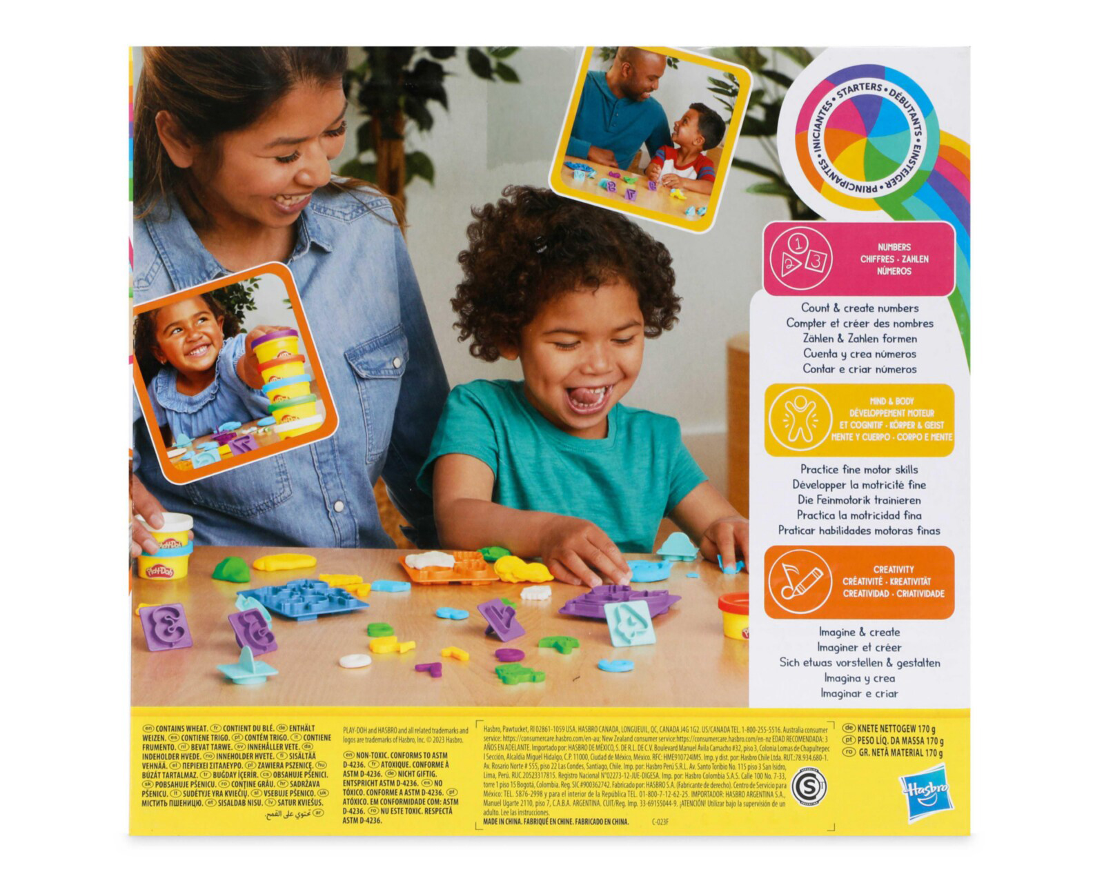 Foto 3 | Foto 3 | Plastilina Play-Doh Números 6 Piezas