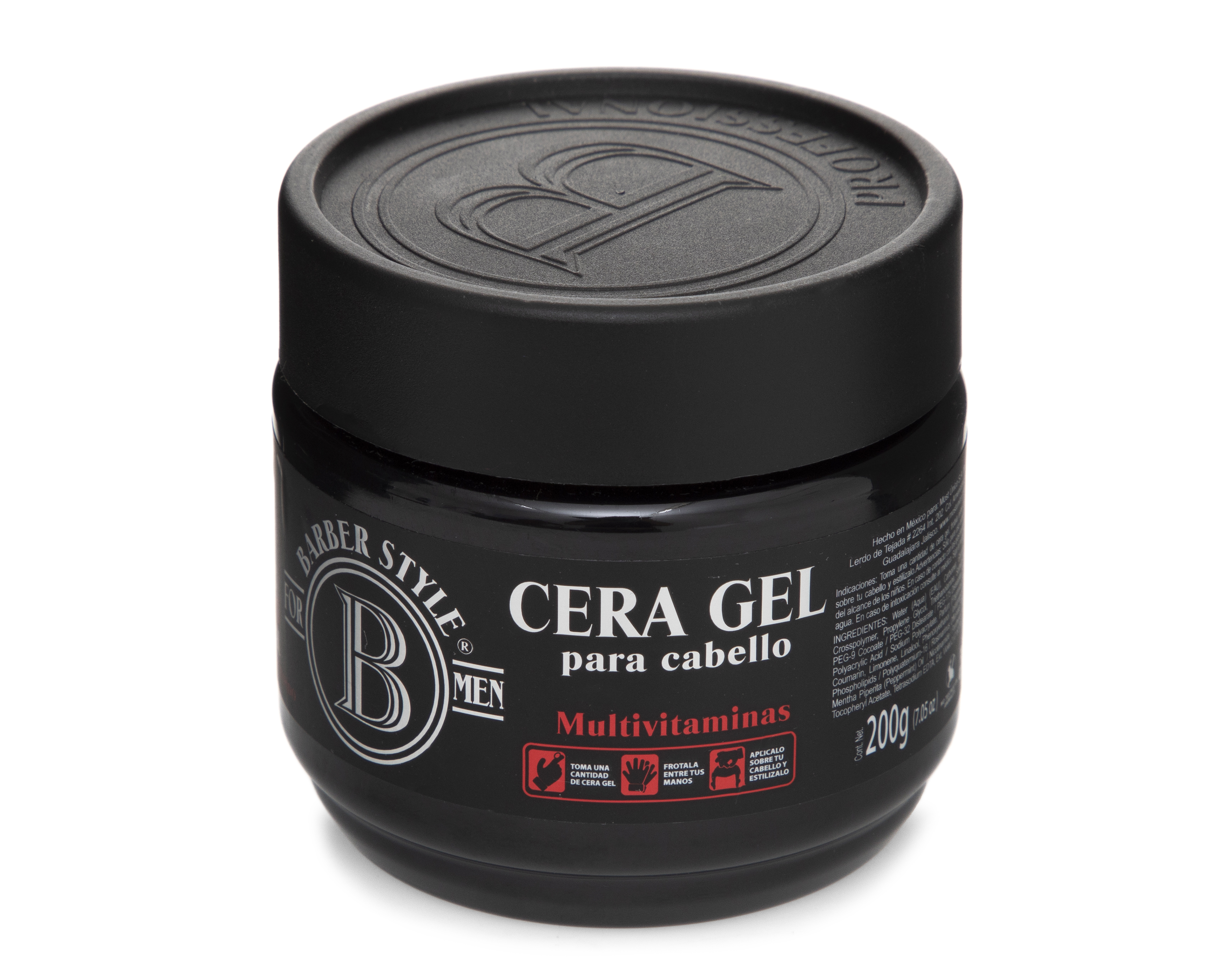 Foto 3 pulgar | Foto 2 | Cera para Cabello Barber Style Multivitaminas 200 g