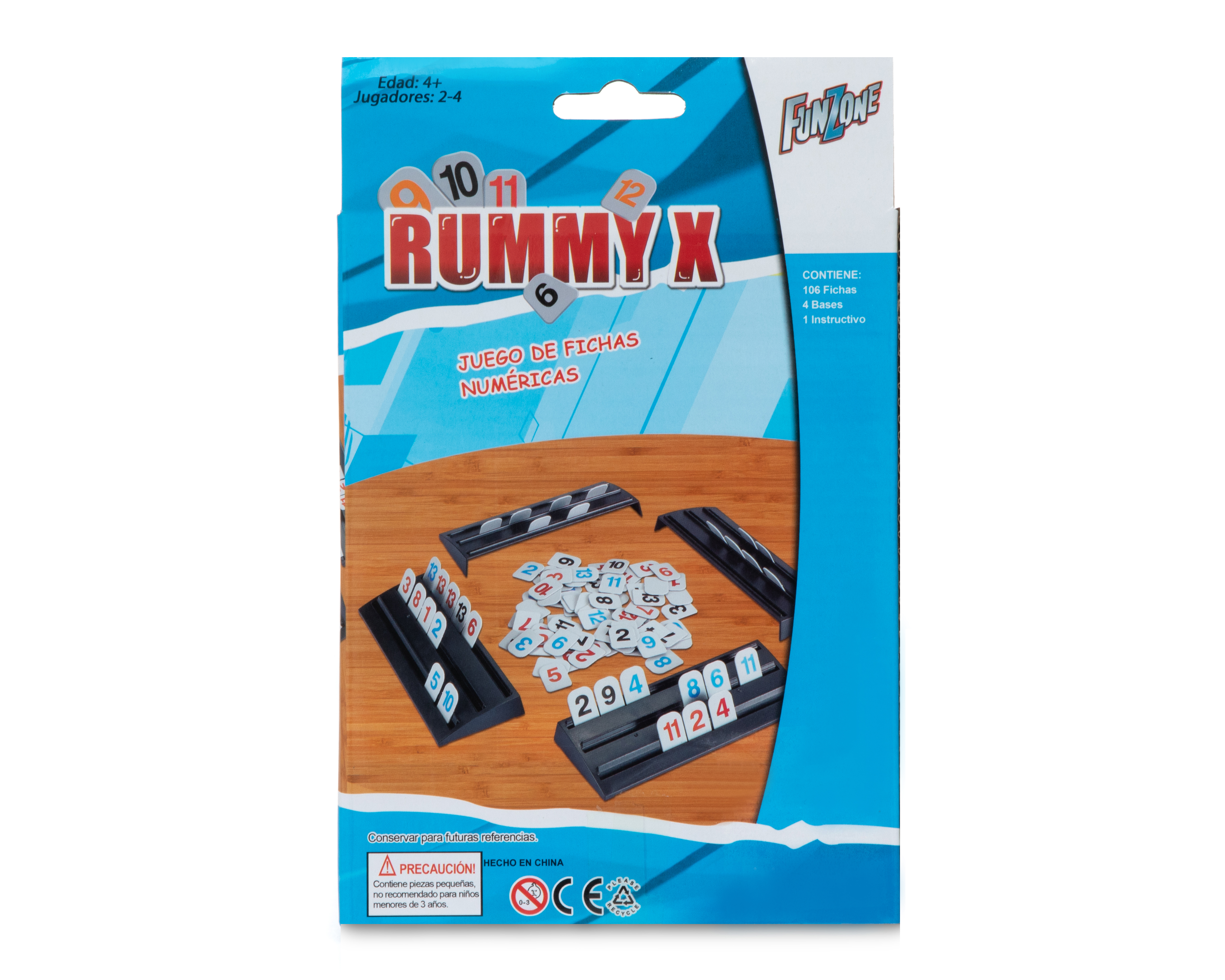 Foto 3 pulgar | Foto 2 | Juego de Mesa Rummy X Funzone