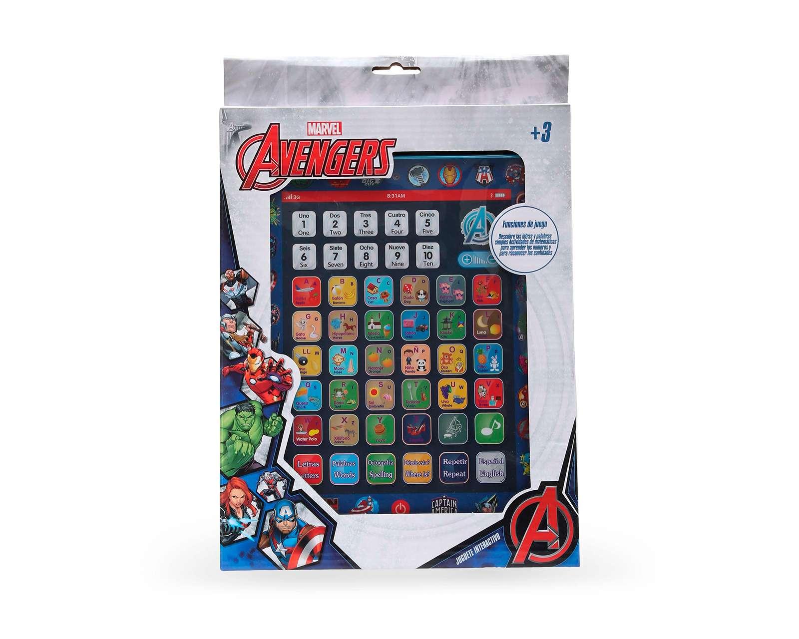 Tableta Electrónica Marvel con Sonidos