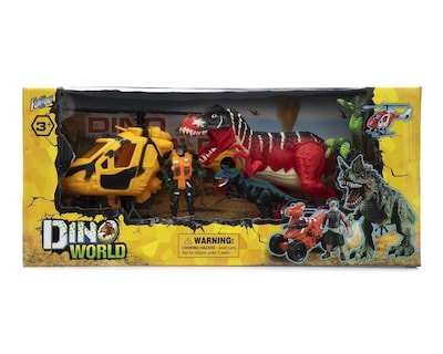 Foto 1 | Foto 1 | Juego de Dinosaurio y Helicóptero Funzone