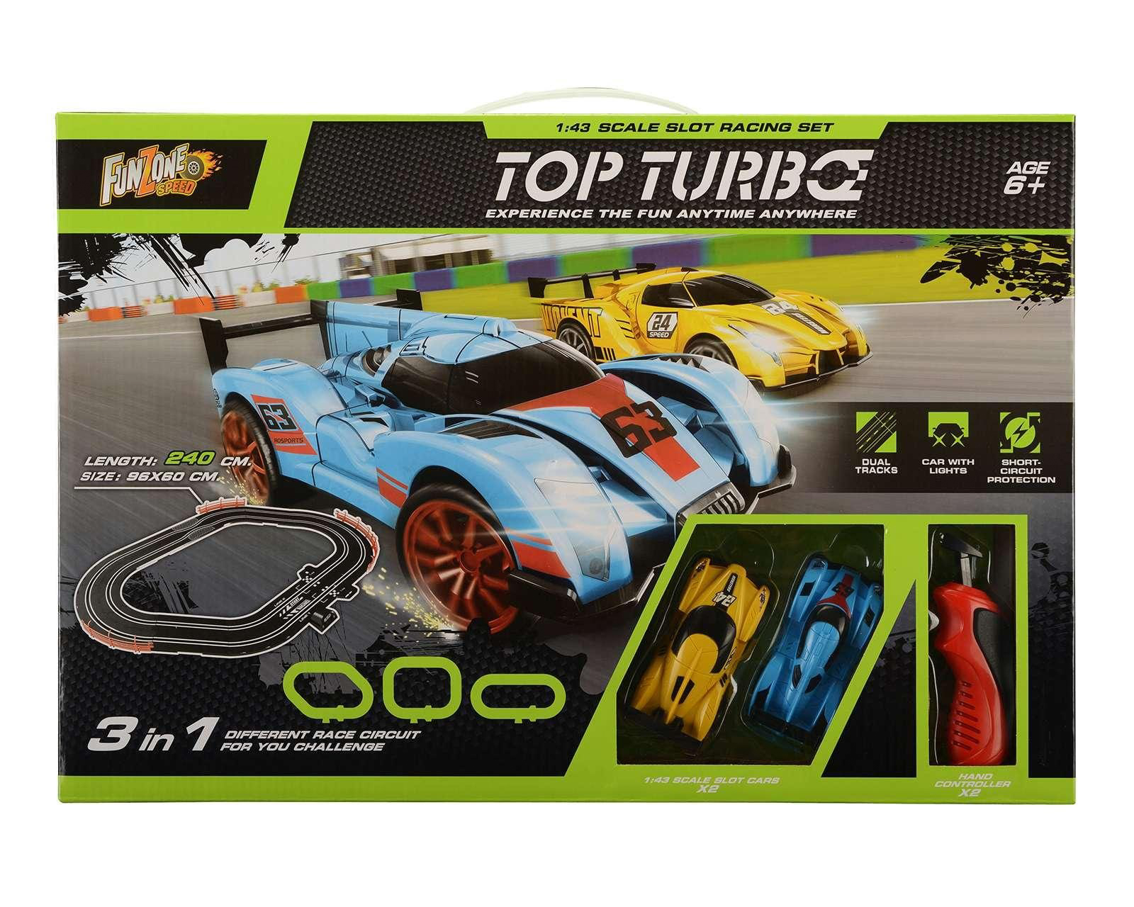 Autopista Funzone con Vehículos y Luces