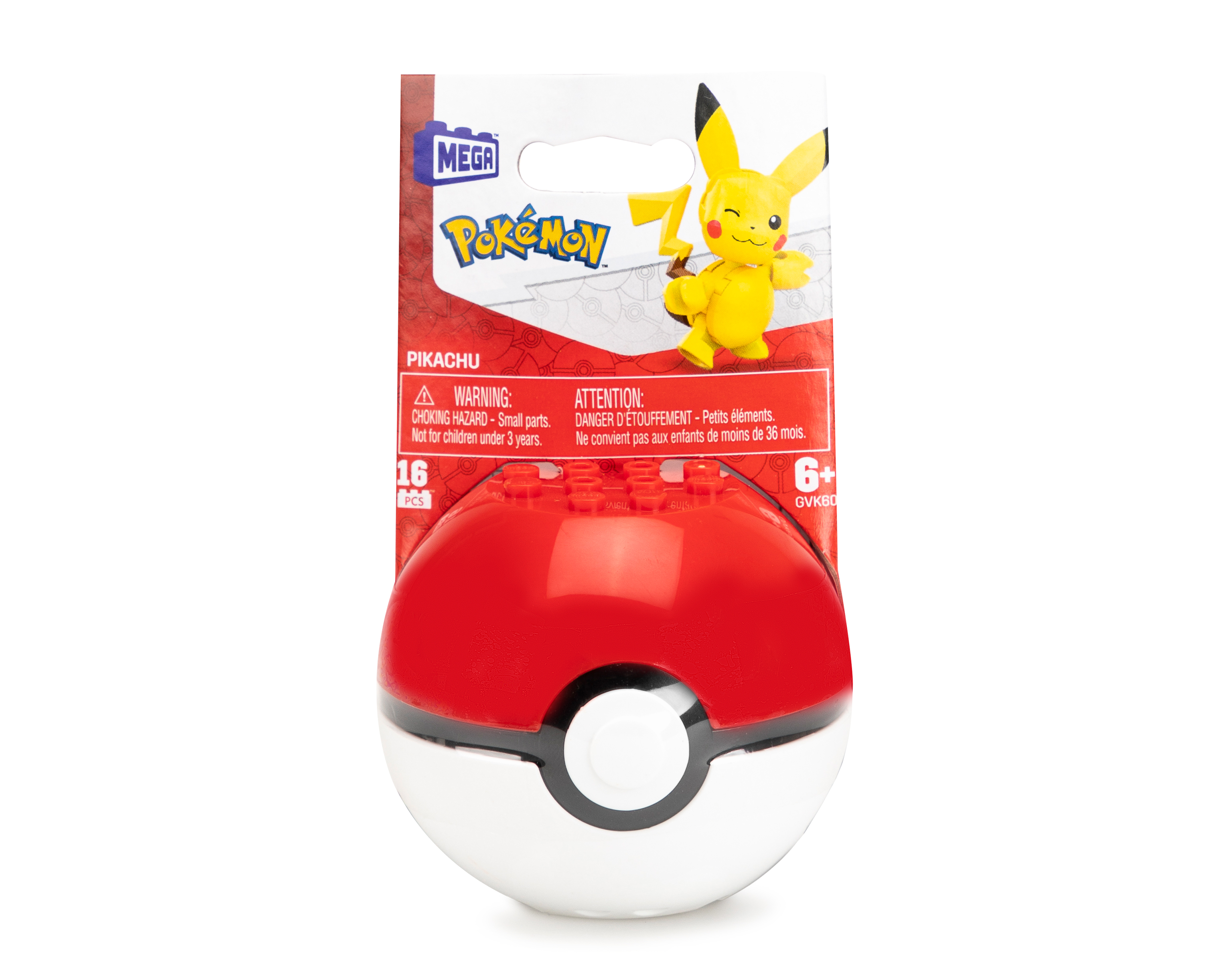 Foto 2 pulgar | Foto 1 | Figura Mega Construx Pokebola Pikachu