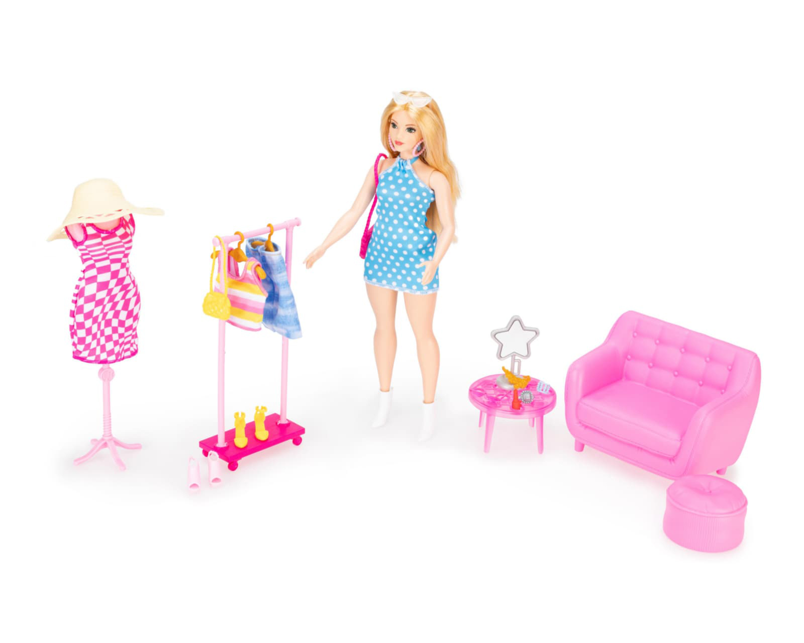 Muñeca Barbie La Película Estilista y Armario