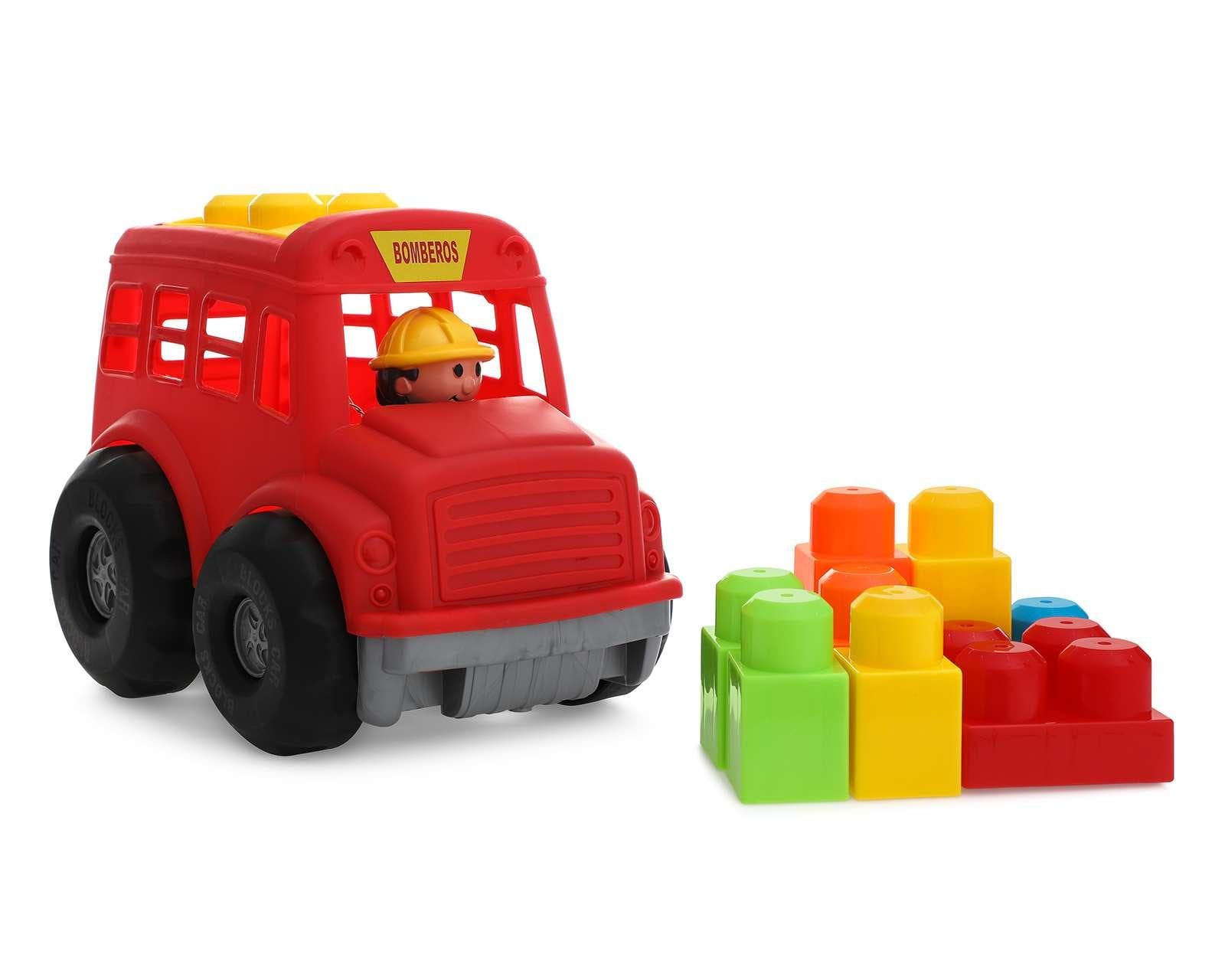 Foto 1 | Foto 1 | Camión y Bloques de Construcción Kidz Corner 10 Piezas