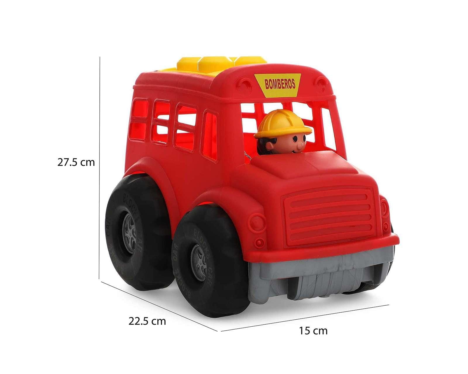 Foto 6 | Foto 6 | Camión y Bloques de Construcción Kidz Corner 10 Piezas