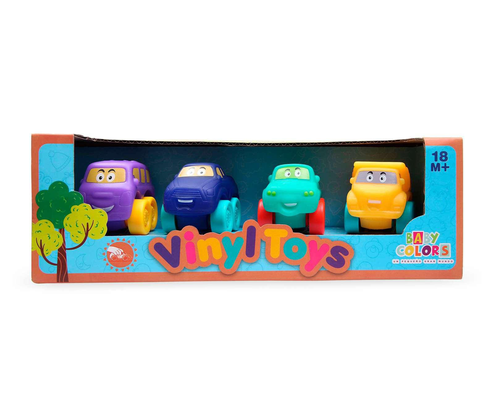 Foto 1 | Foto 1 | Carros Baby Colors 4 Piezas
