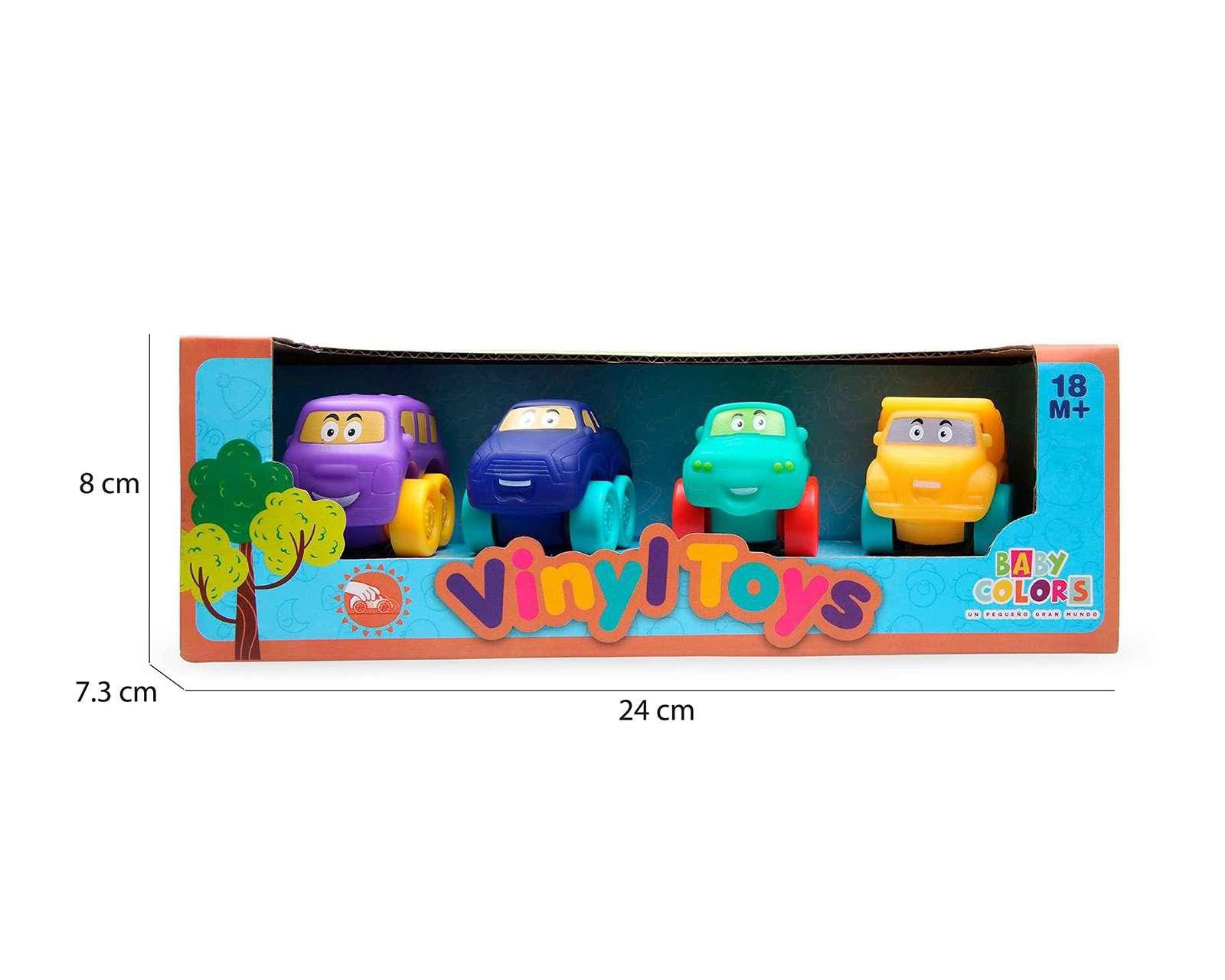 Foto 4 pulgar | Foto 3 | Carros Baby Colors 4 Piezas