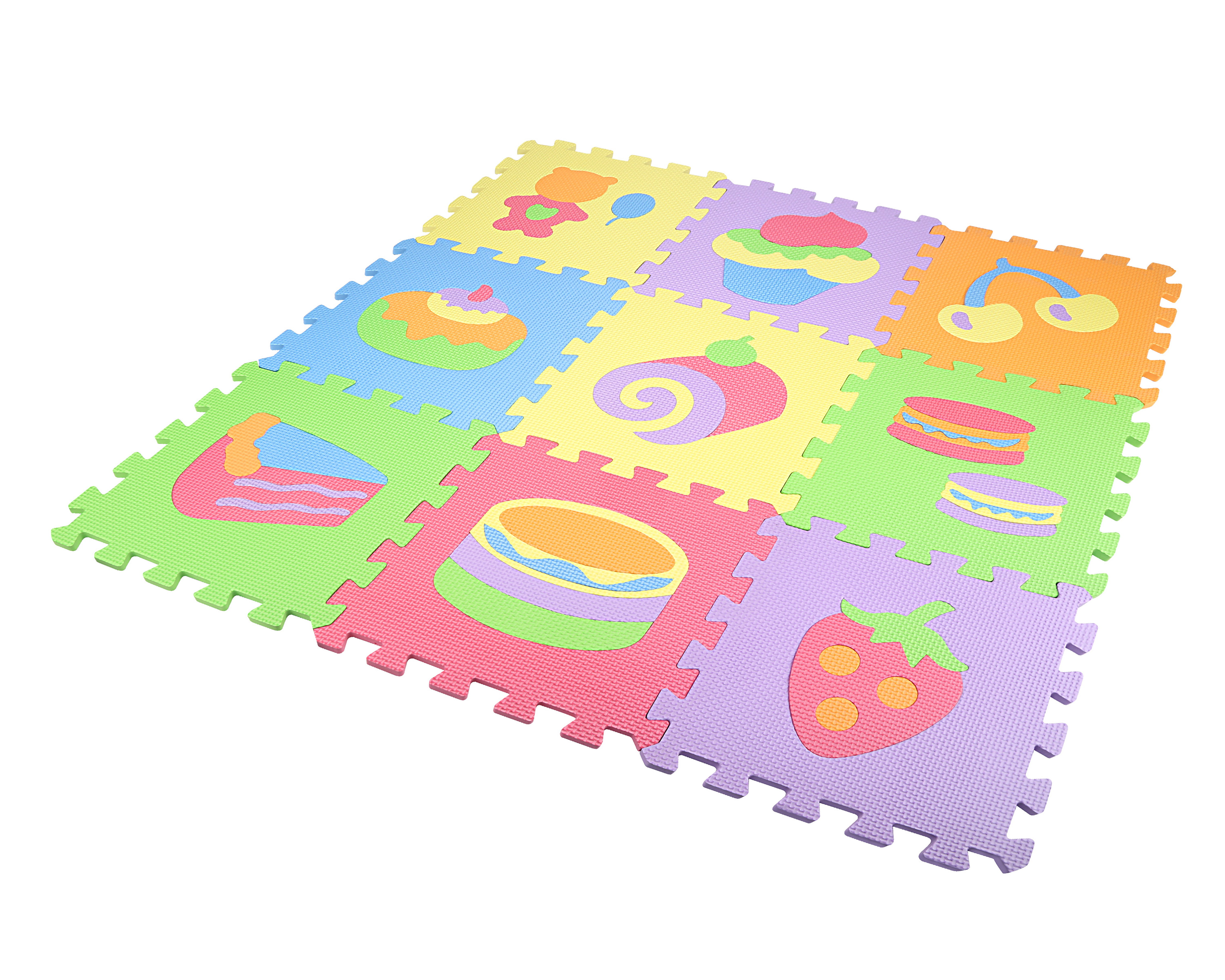 Foto 2 pulgar | Foto 1 | Tapete Baby Colors Alfombra Mágica 9 Piezas