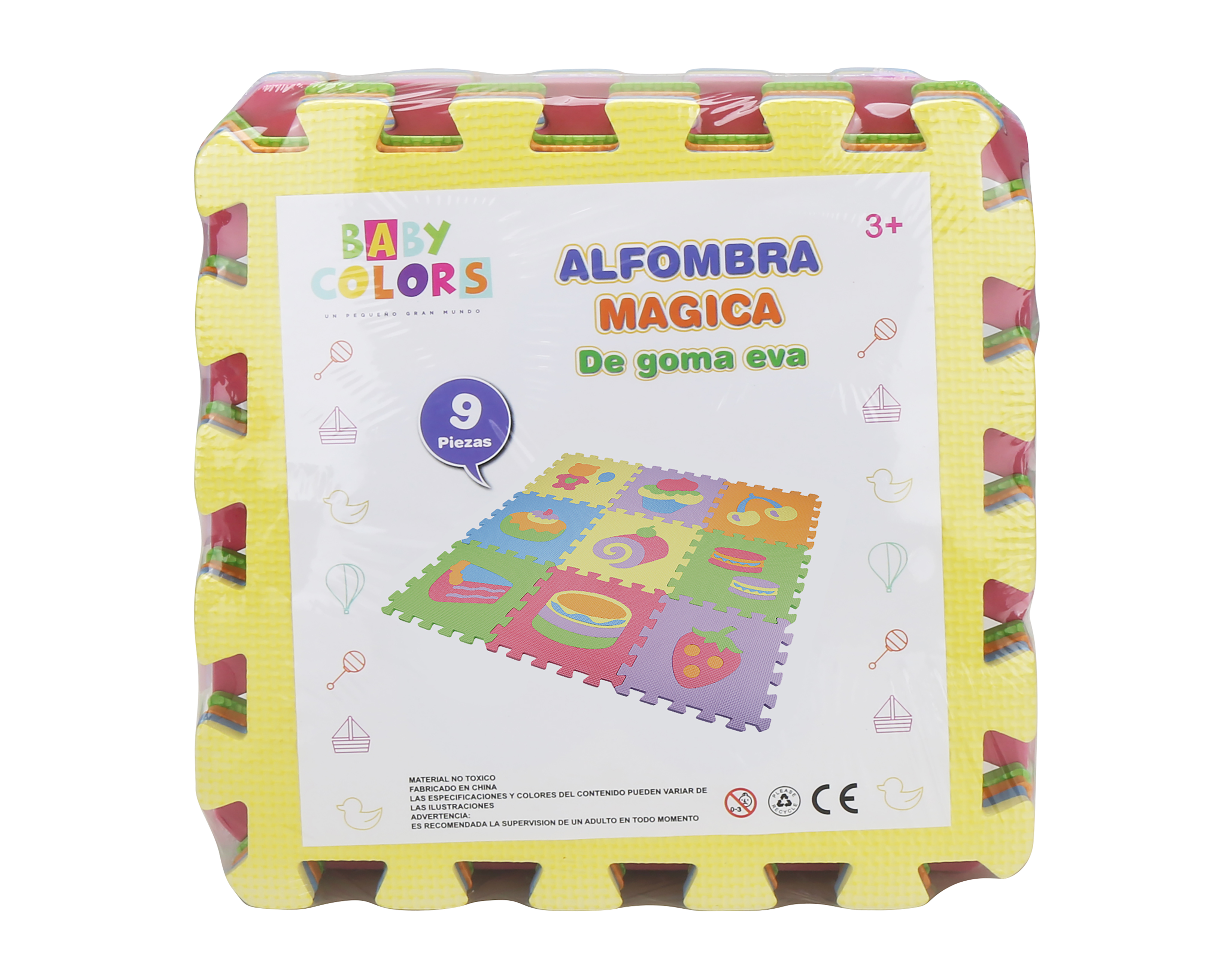 Foto 3 pulgar | Foto 2 | Tapete Baby Colors Alfombra Mágica 9 Piezas