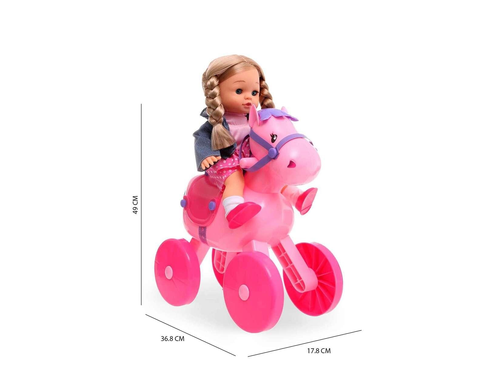 Foto 6 | Foto 6 | Muñeca Baby Bu con Caballo