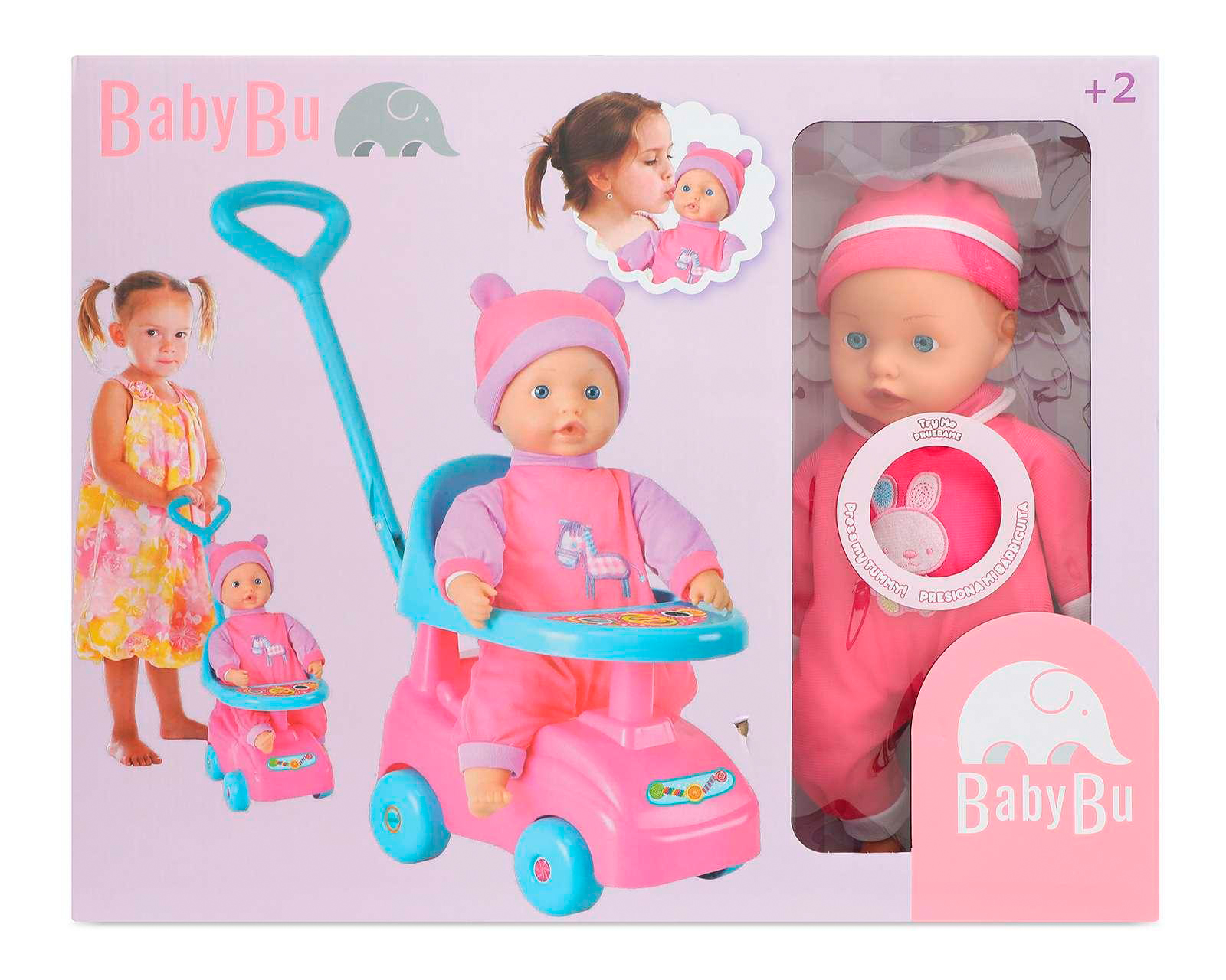 Foto 5 | Foto 5 | Muñeca Baby Bu con Carrito