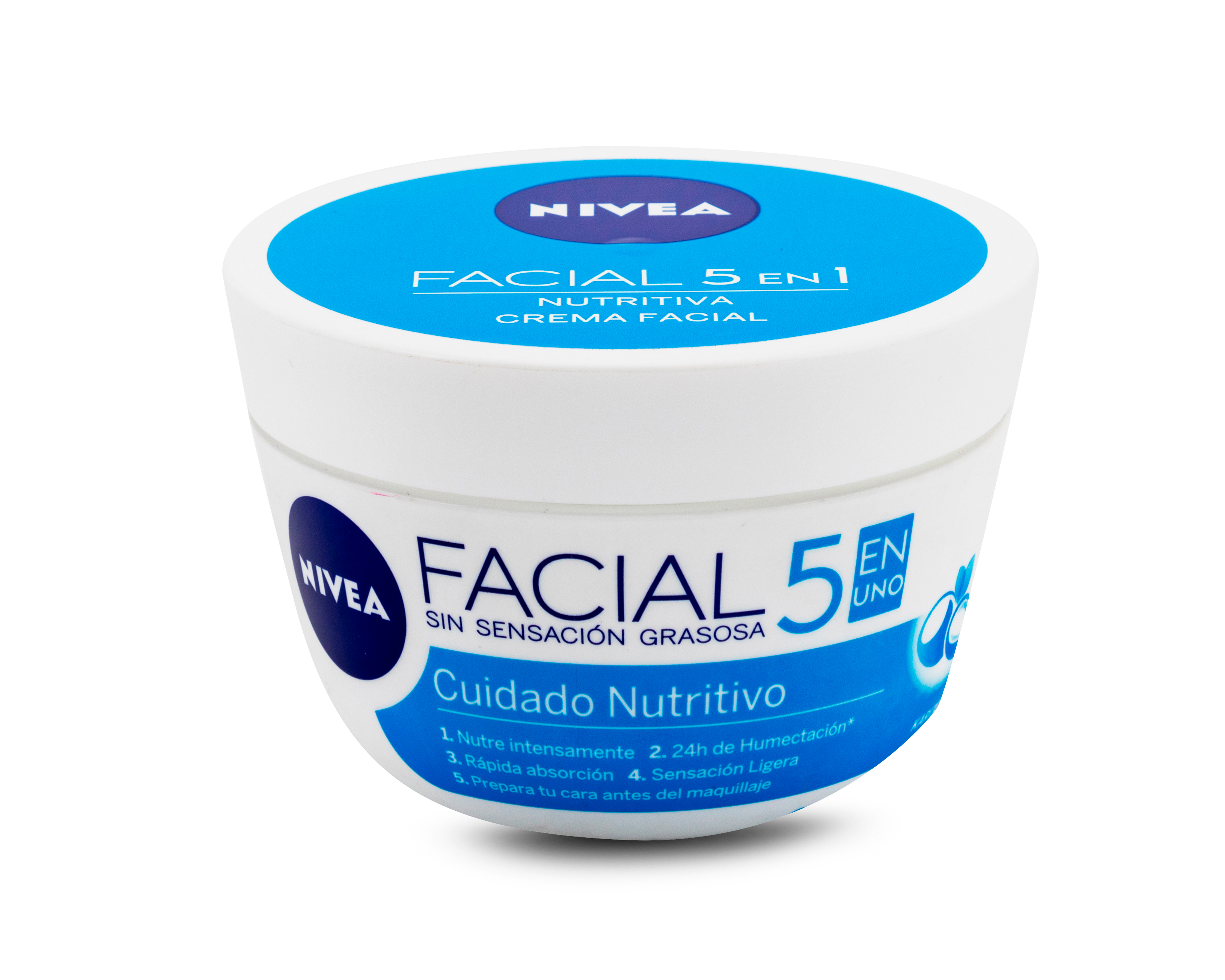 Foto 2 pulgar | Foto 1 | Crema Facial Nivea 5 en 1 200 ml