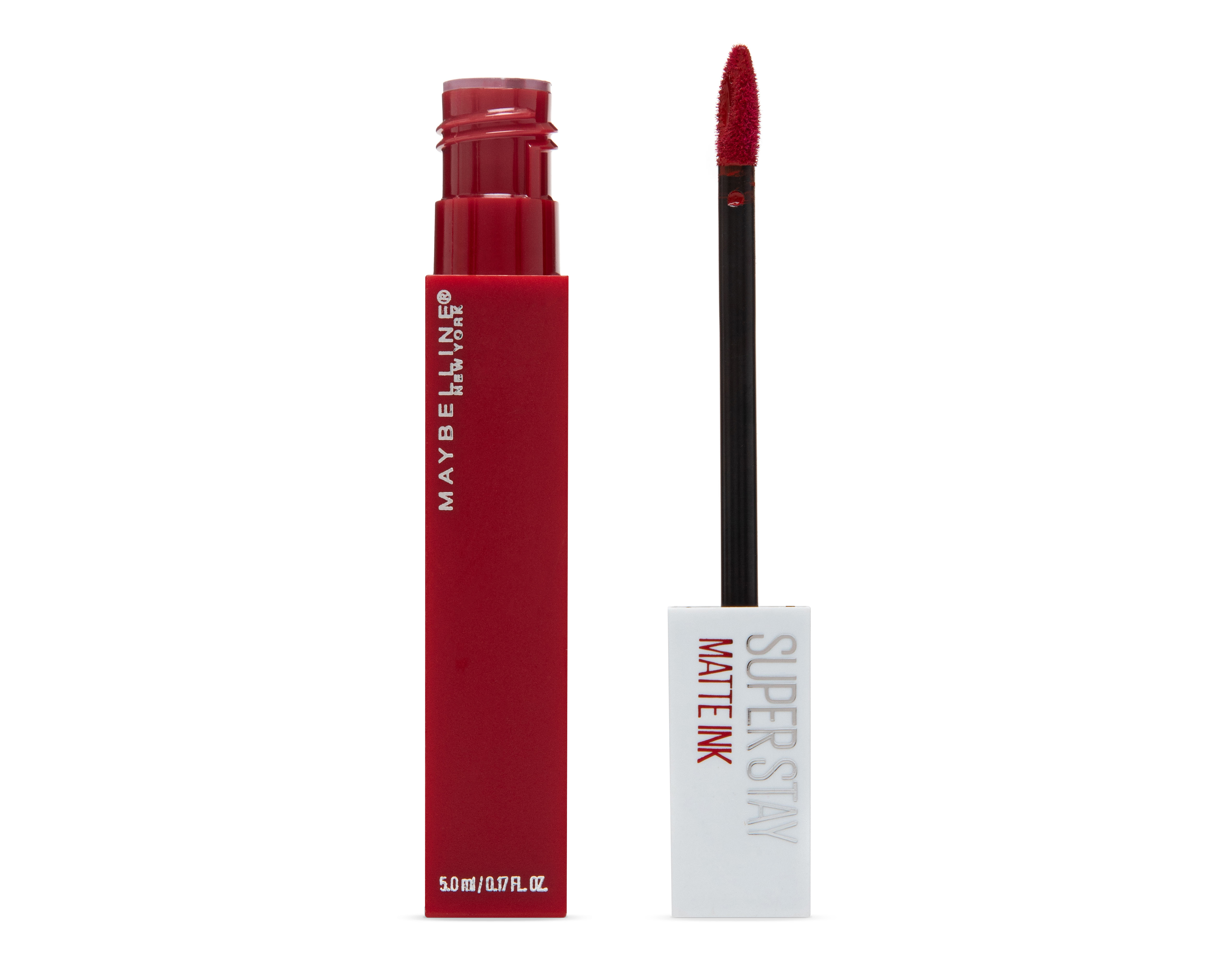 Foto 3 pulgar | Foto 2 | Labial Líquido Maybelline SuperStay Matte Ink Exhilator Rojo
