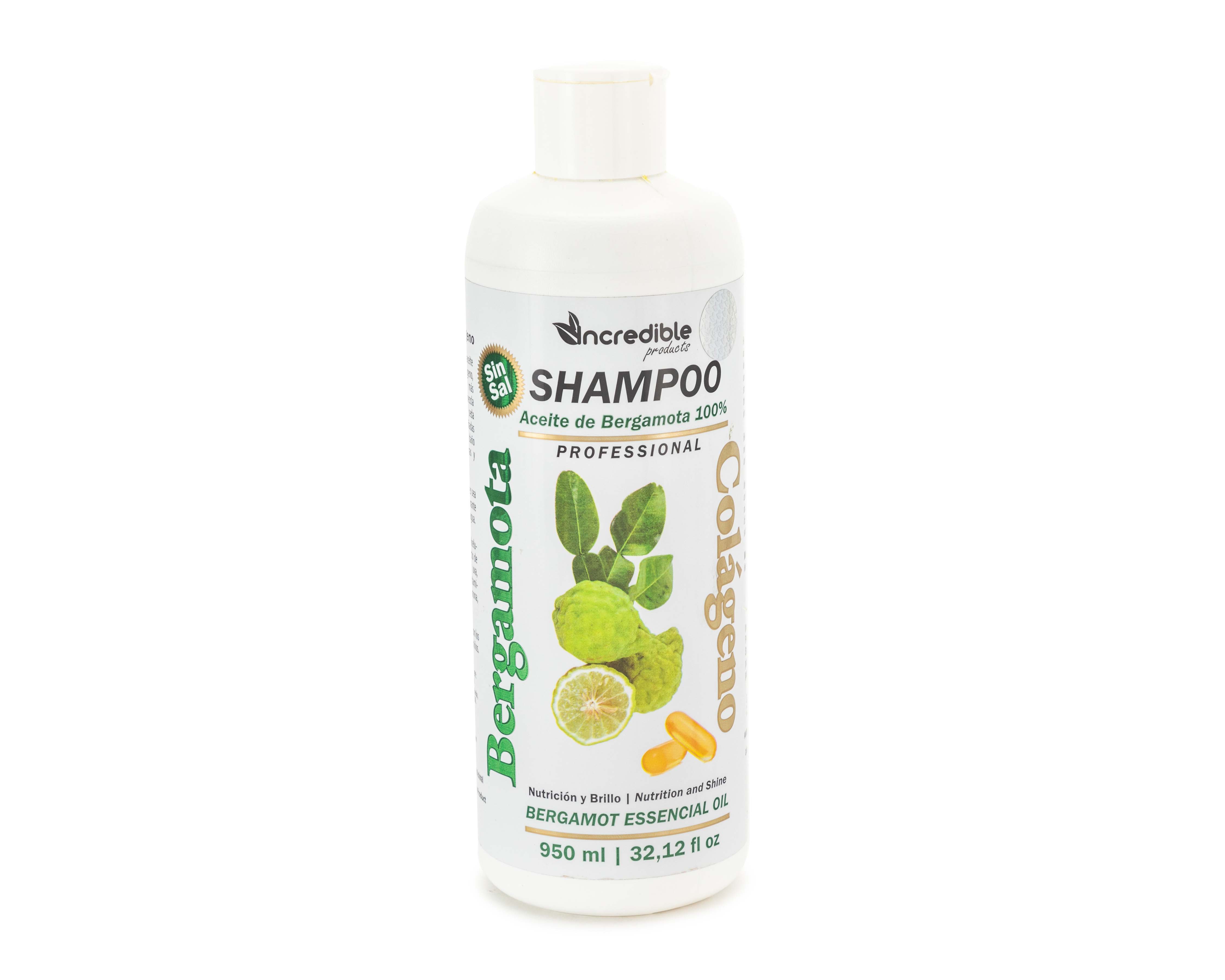 Shampoo Incredible Products con Bergamota y Colágeno 950 ml