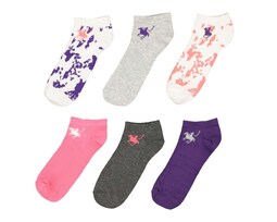 Calcetas Tobilleras York Team Polo Club para Mujer 6 Pares