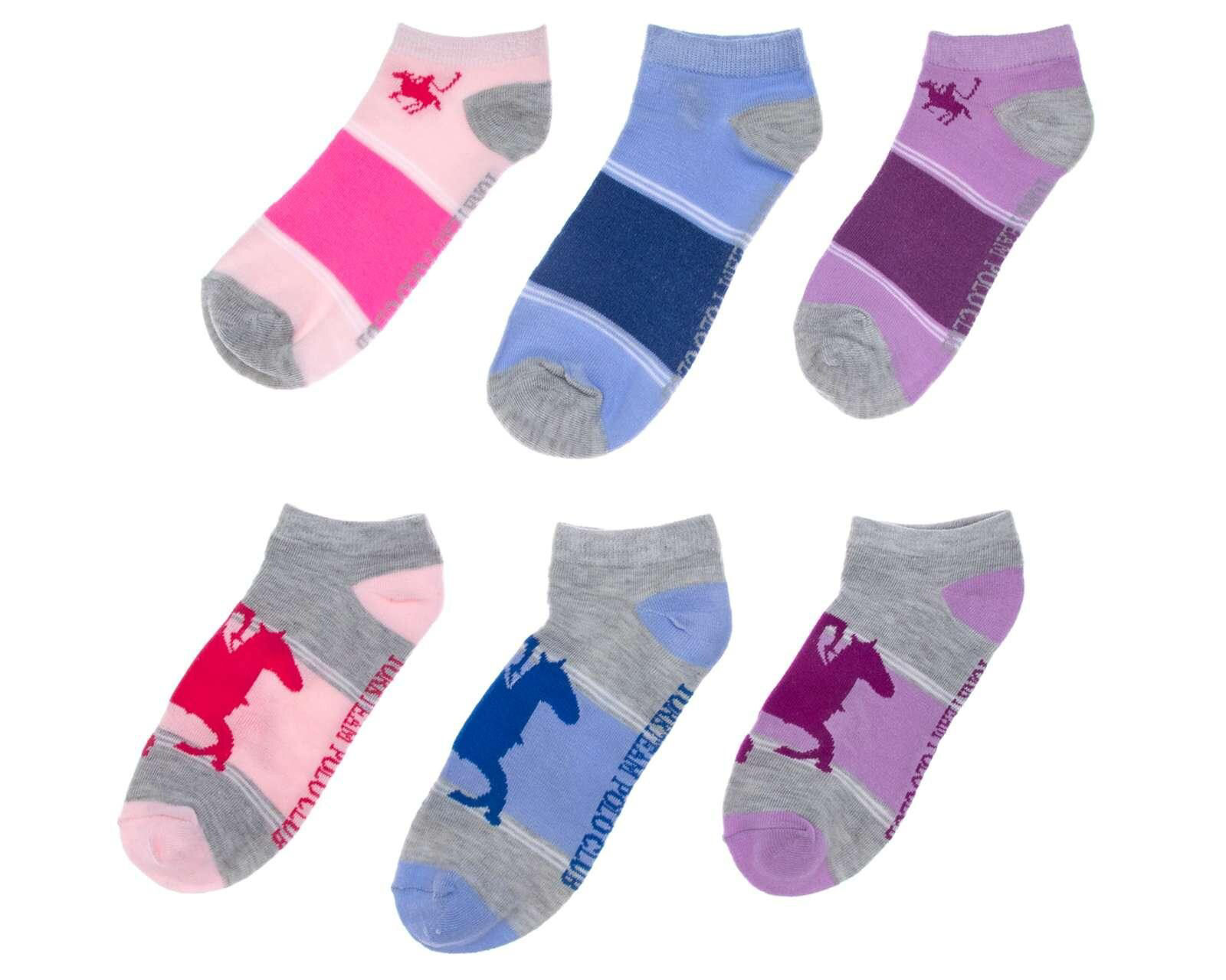 Calcetas Tobilleras York Team Polo Club para Mujer 6 Pares