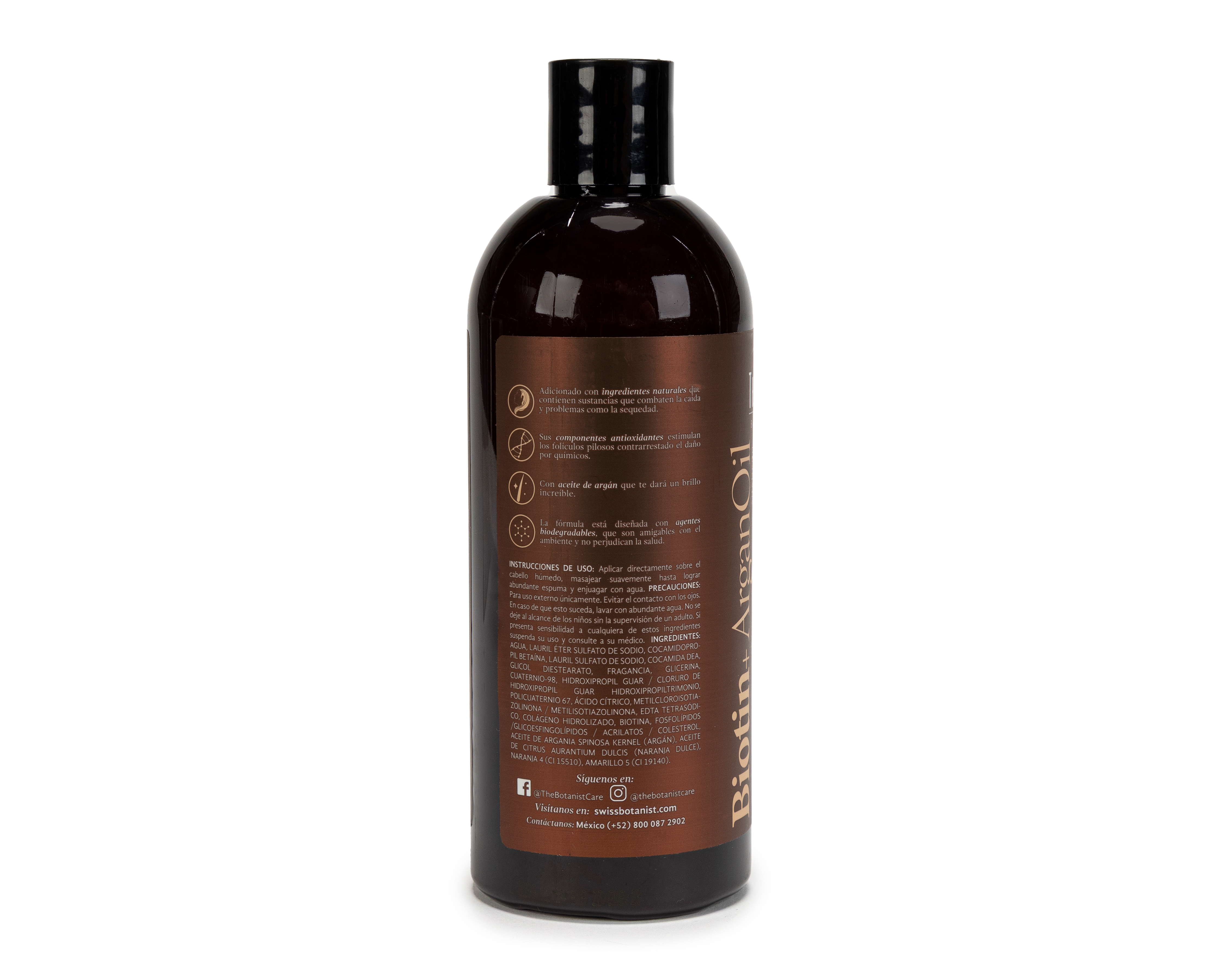 Foto 3 pulgar | Foto 2 | Shampoo The Botanist Biotin Argan Oil 591 ml