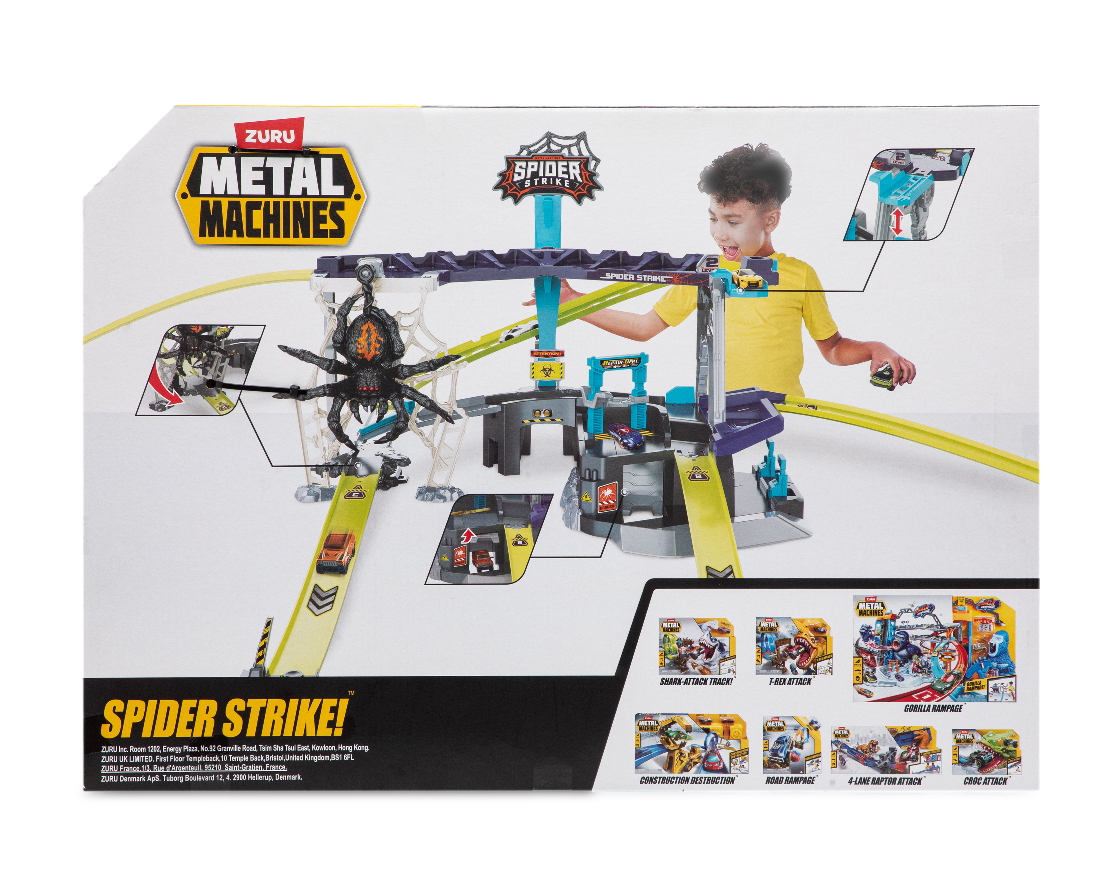 Foto 3 pulgar | Foto 2 | Pista de Carreras Zuru Metal Machines Spider Strike