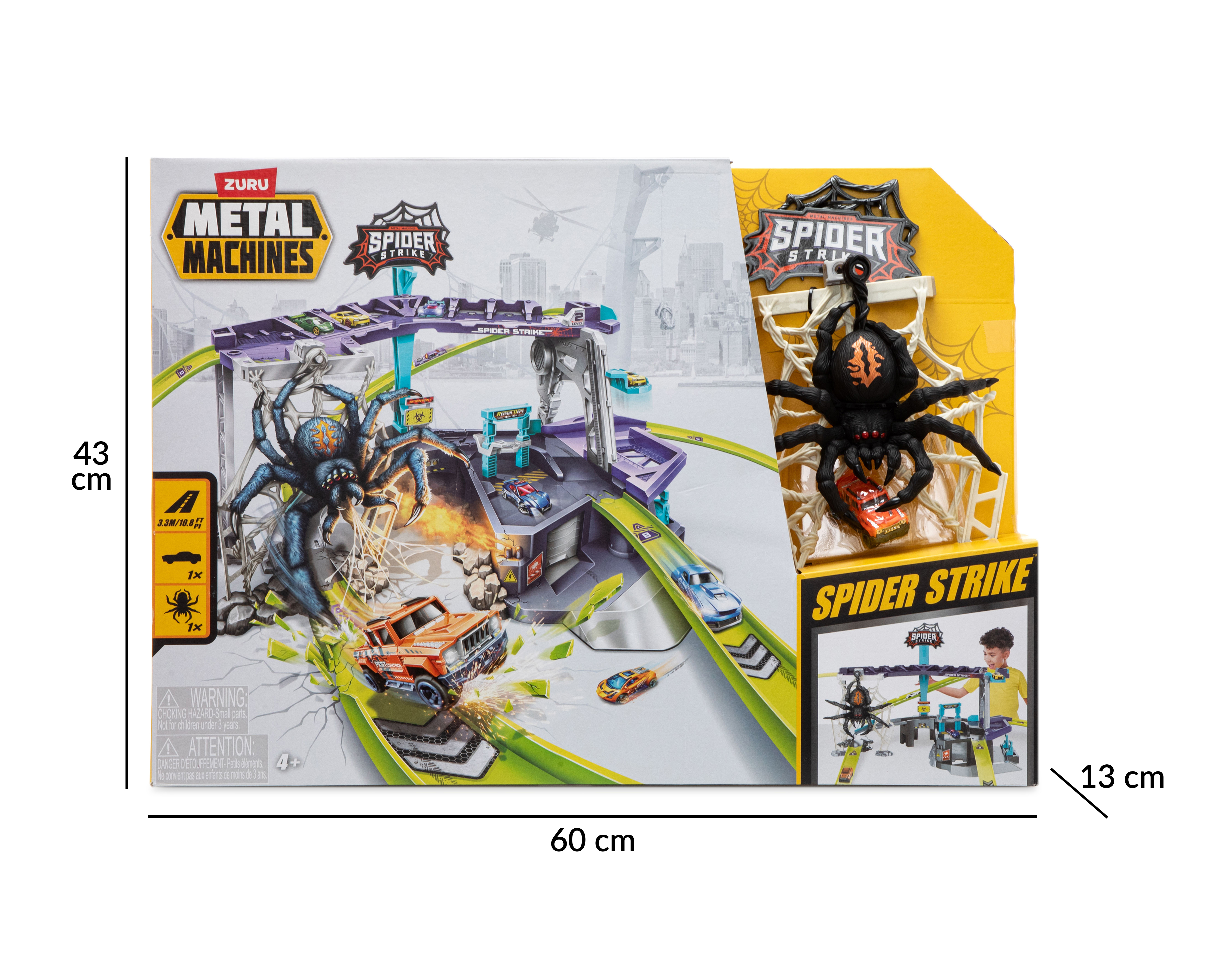 Foto 5 pulgar | Foto 4 | Pista de Carreras Zuru Metal Machines Spider Strike