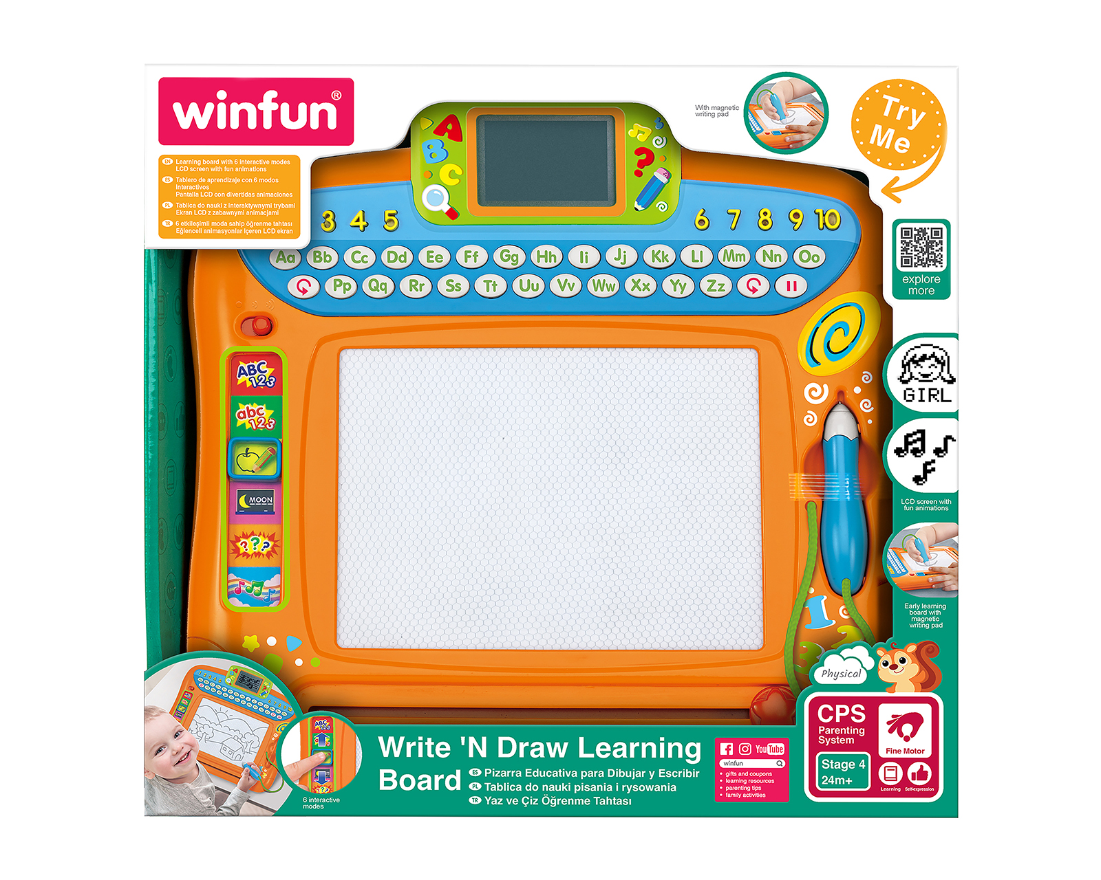 Pizarrón Educativo Winfun